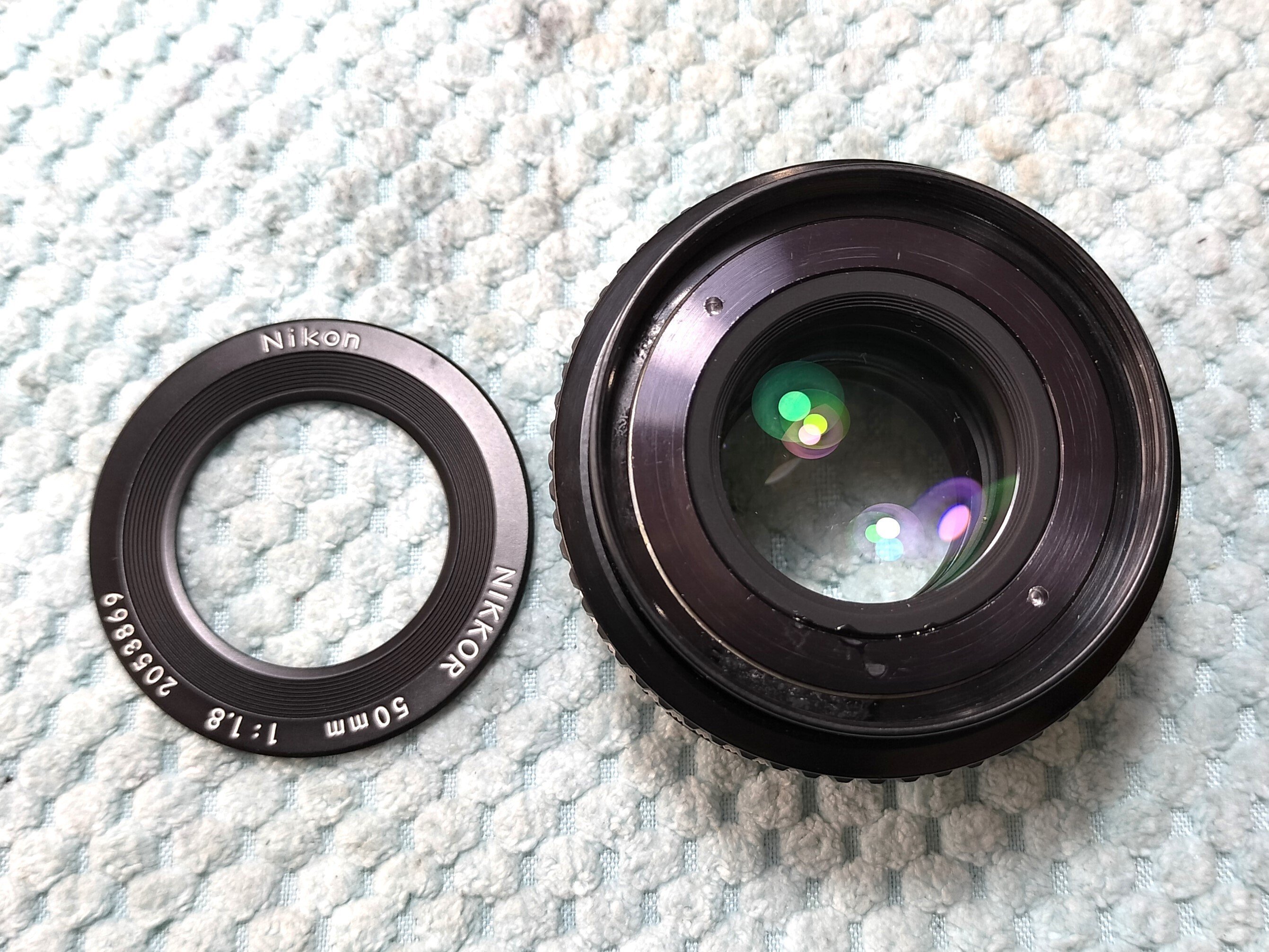Nikon Ai-s 50mm F/1.8の分解｜フィルムカメラ修理のアクアカメラ