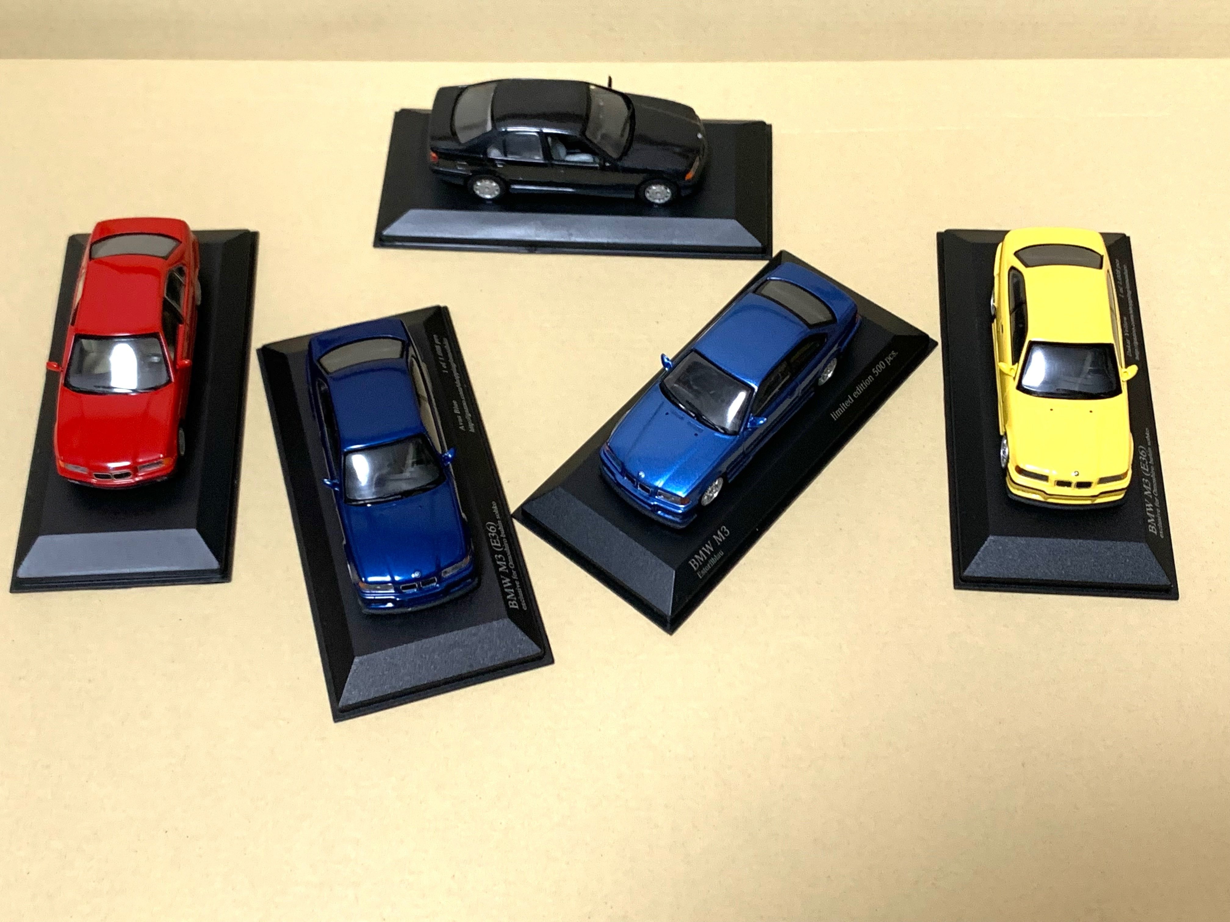 RARE RETIRED MINICHAMPS BMW M3 E30 E46 E46 20th ANNIVERSARY