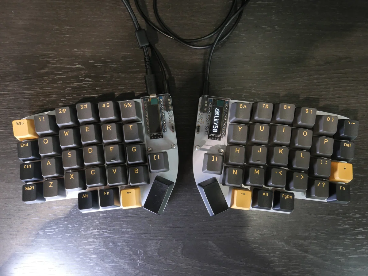 自作キーボード Lily58 Pro作ってみた｜まつげ人間