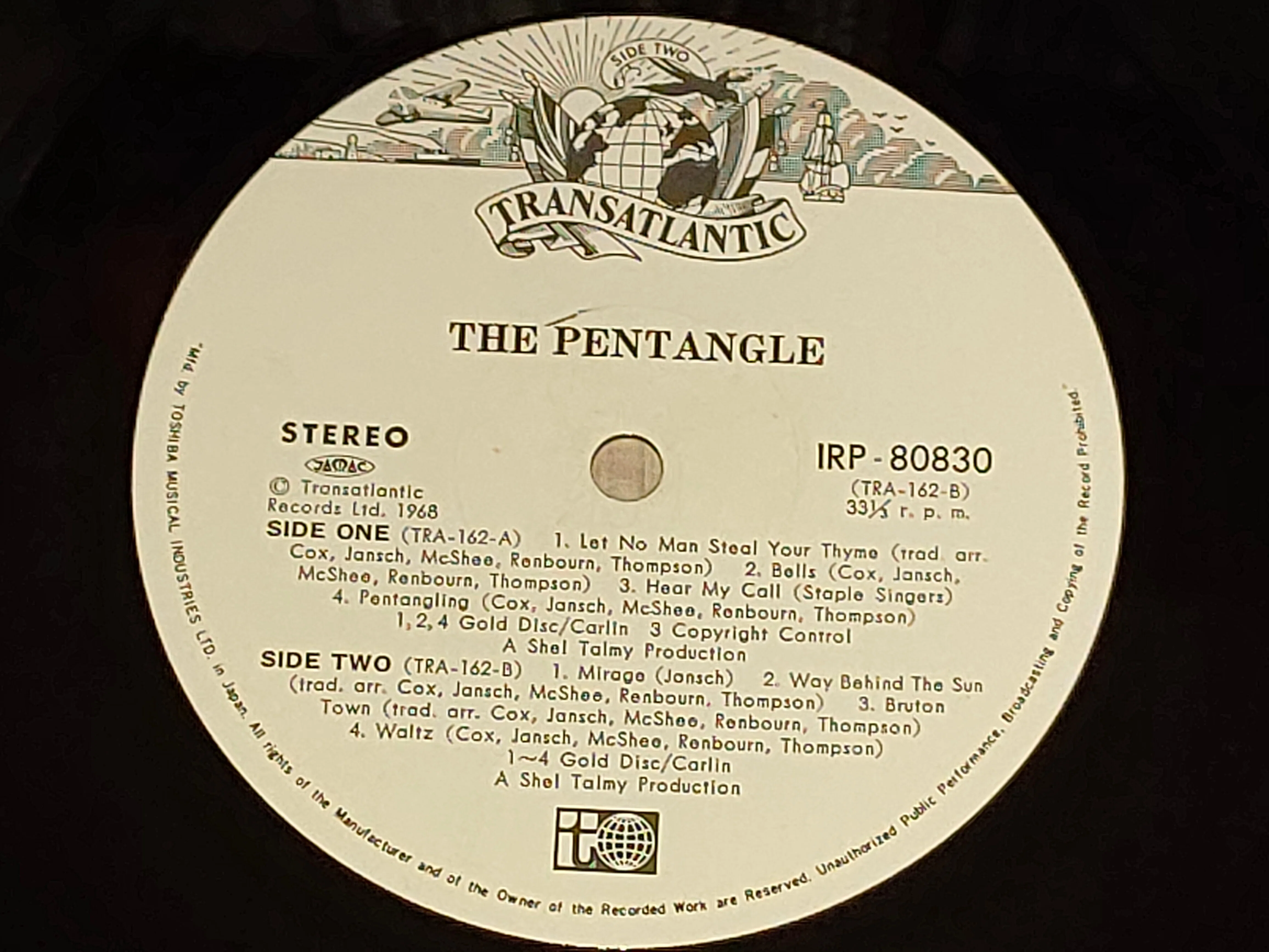 The Pentangle】(1968）卓越した技術の孤高の英国フォークバンド1st