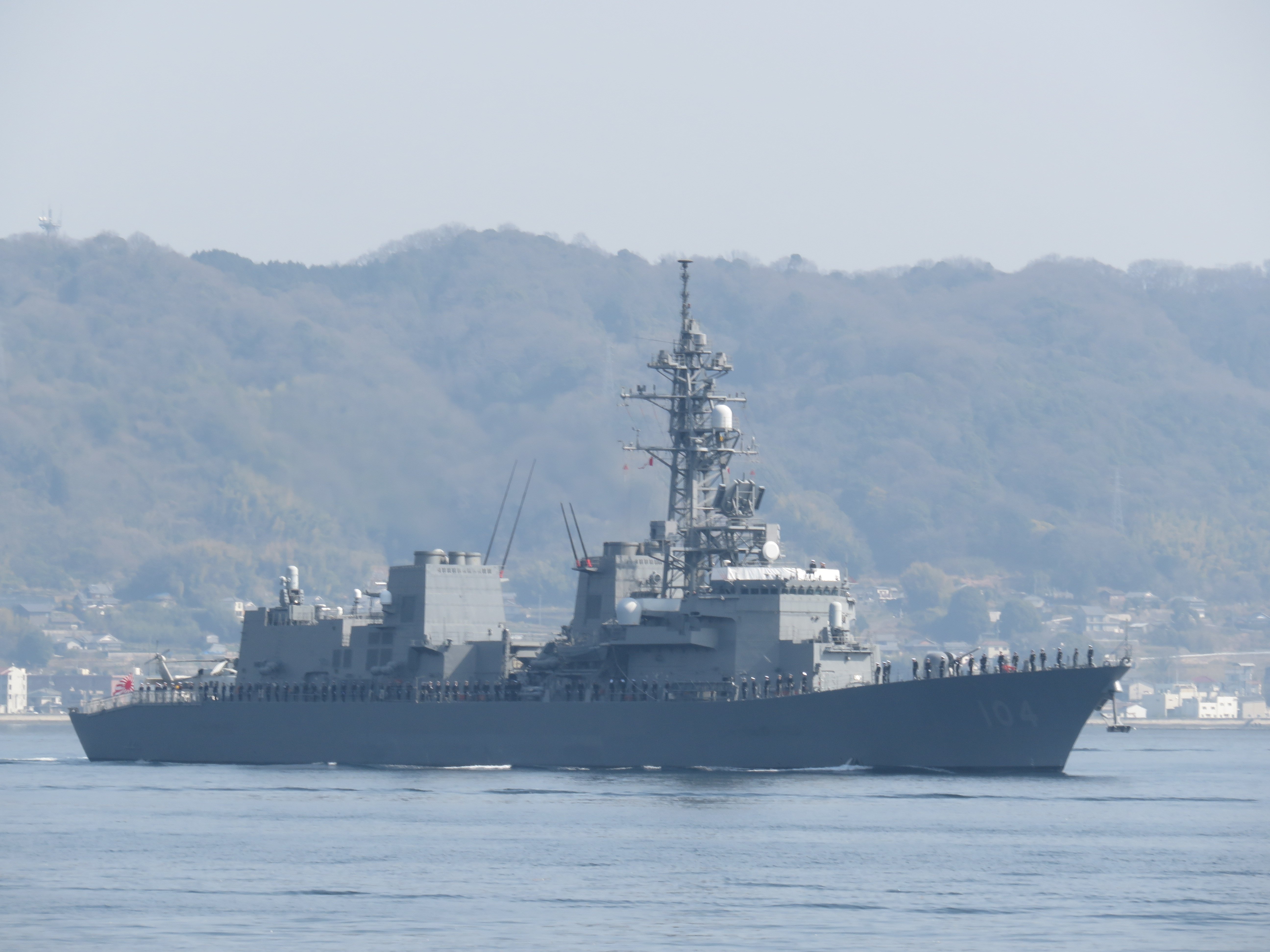 日記】練習艦隊出港を見送りに行った｜葛城マサカズ