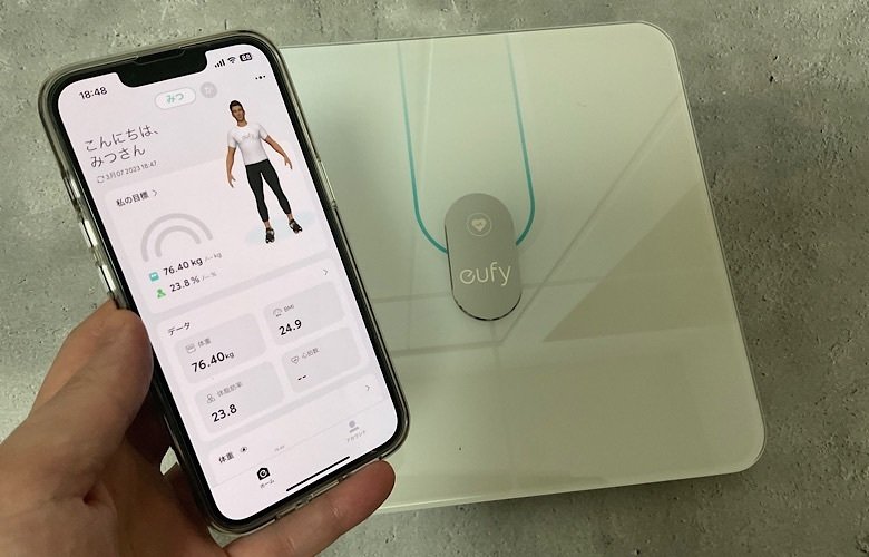 Anker Eufy Smart Scale P2 Pro】スマホなくても乗るだけでスマホに