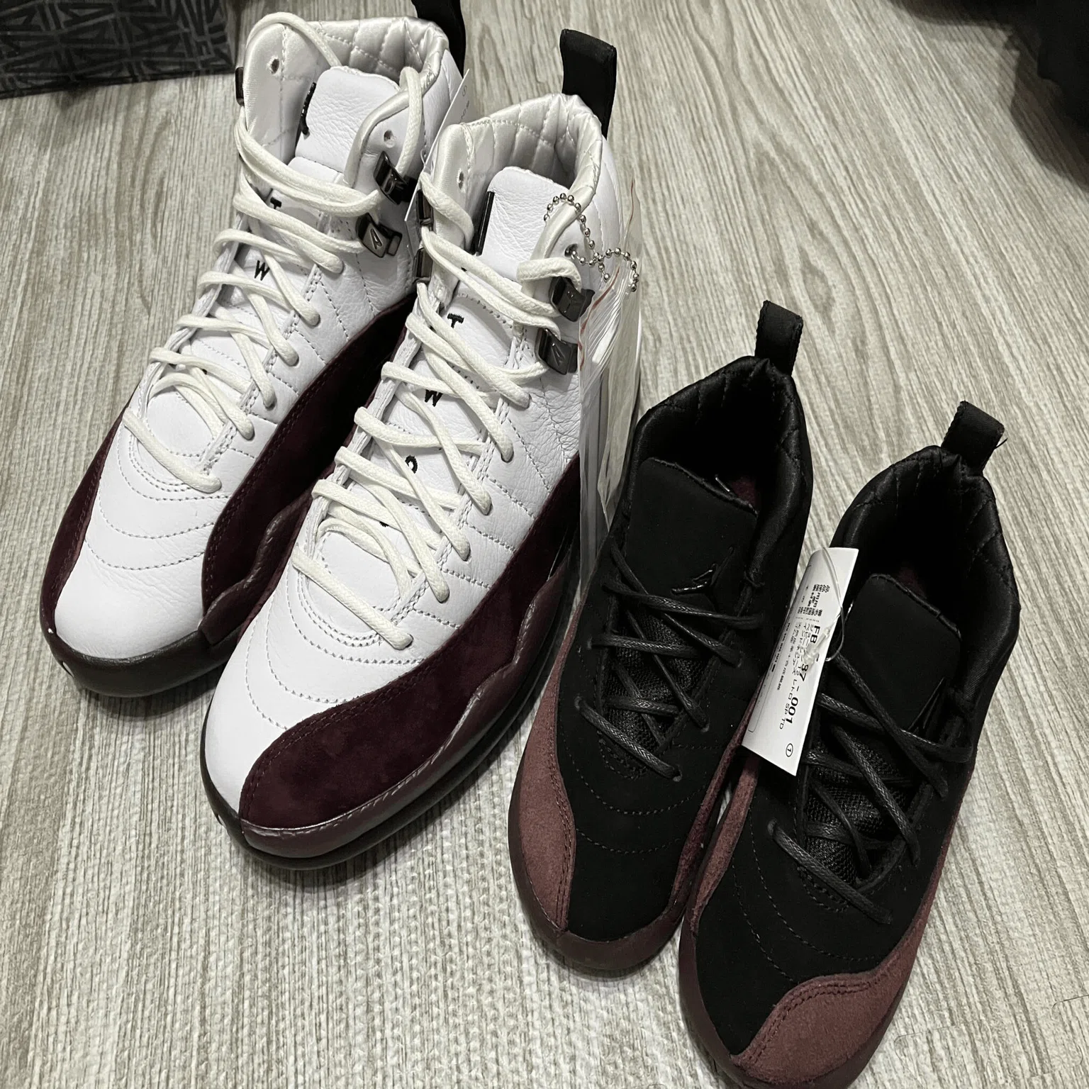 高級感】A Ma Maniére × Nike Wmns Air Jordan 12 ホワイトとブラック