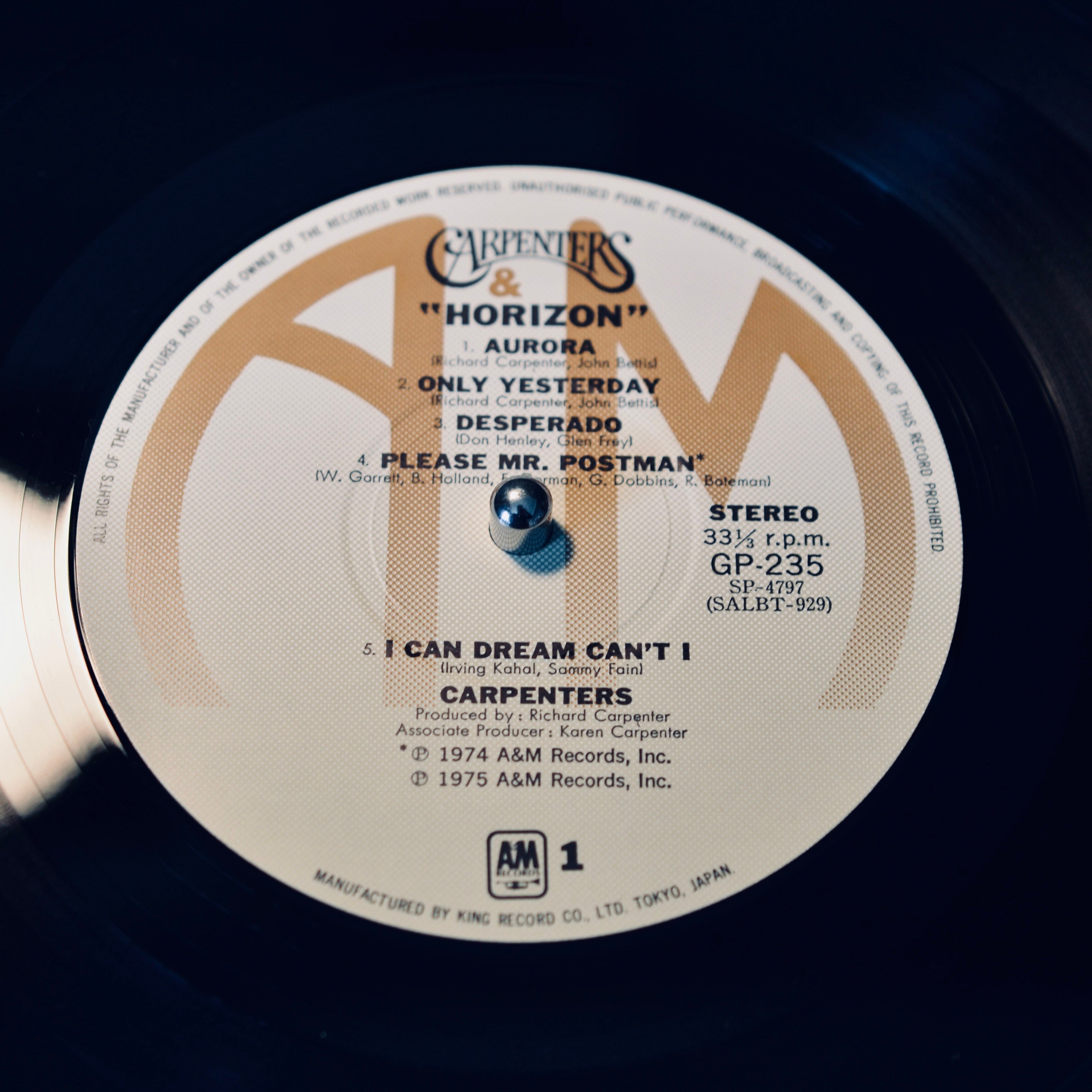 レコード棚を総浚い #54：『Carpenters / HORIZON（緑の地平線