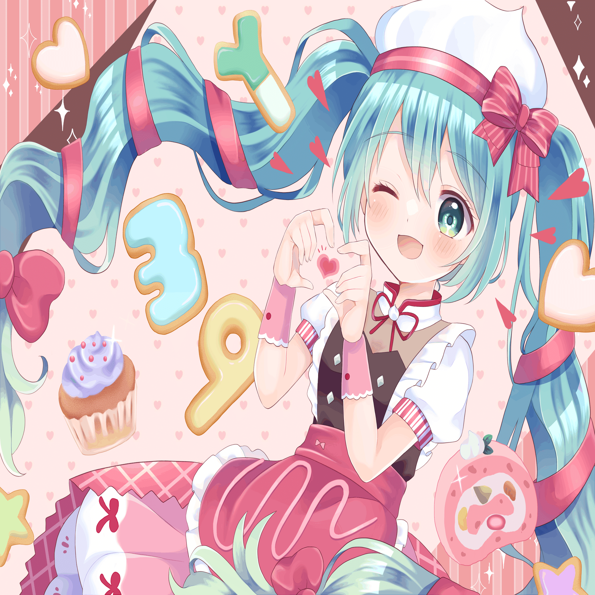 ミクの日(3/9)イラストが出来るまで｜みかもち