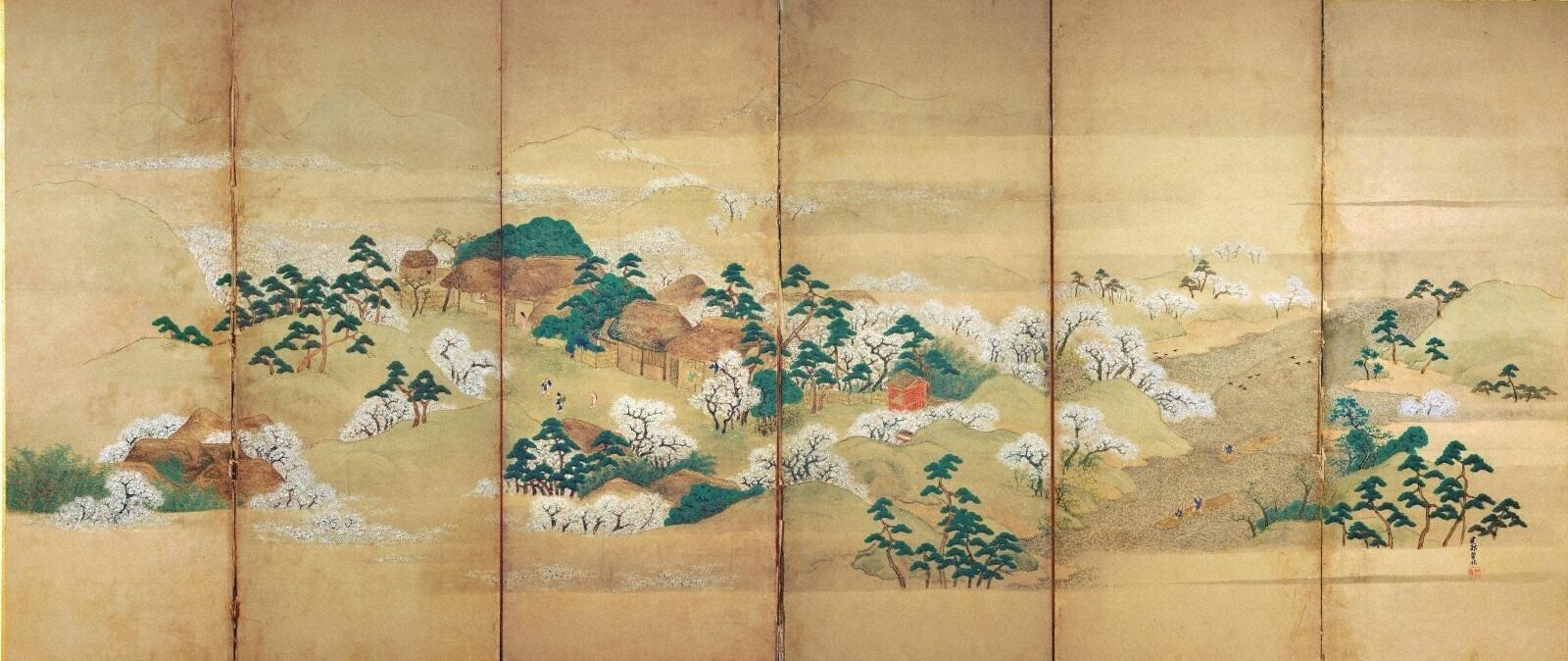 美術史解説マンガ・コラム：屏風の数え方｜かとうゆずか