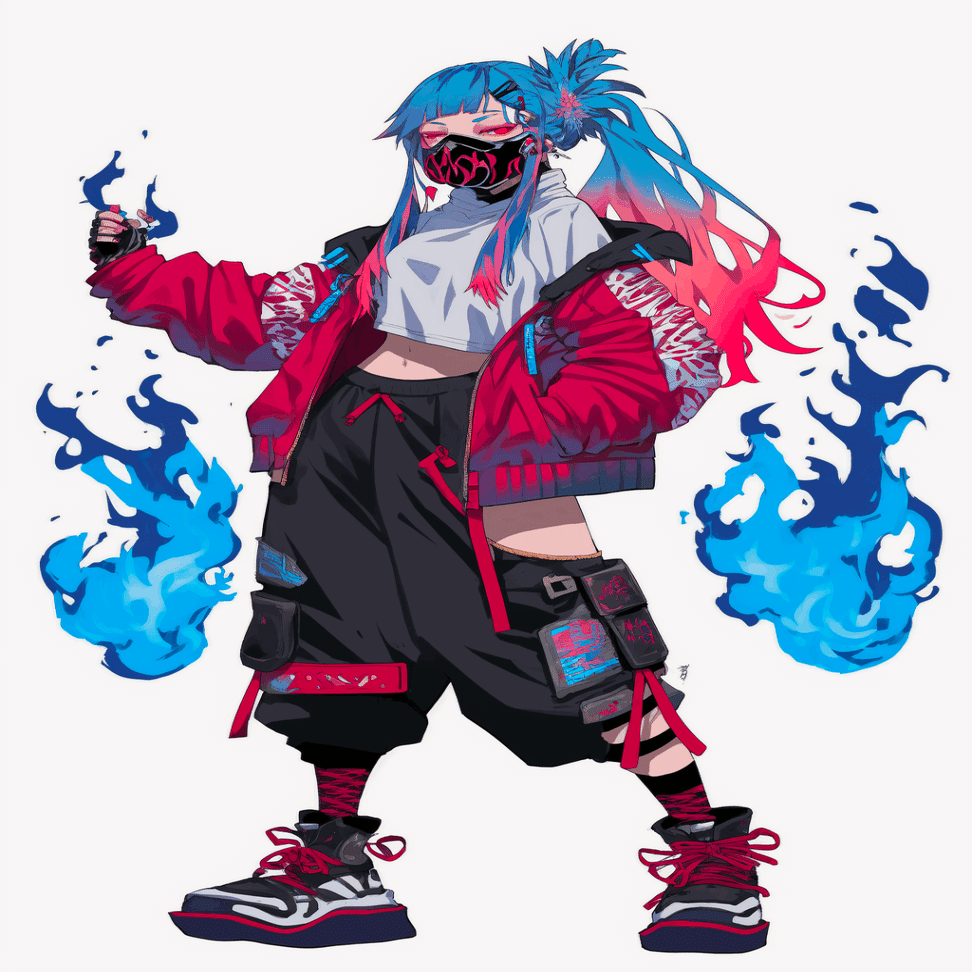 ニンジャスレイヤーTRPG用のニュービーニンジャ立ち絵CG128体 ： AI