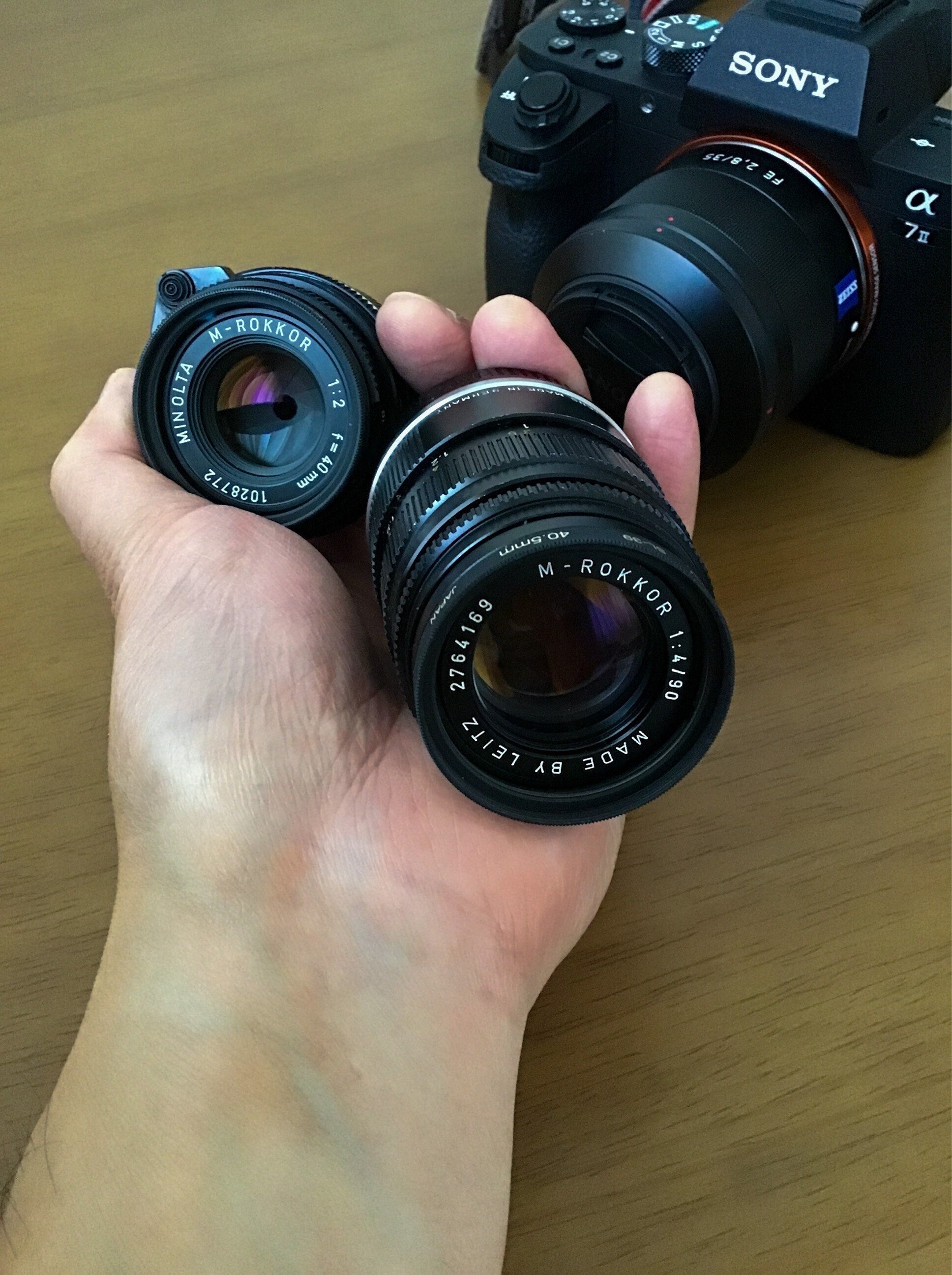 古いレンズと新しいレンズの間で揺れる思い。（またカメラの話