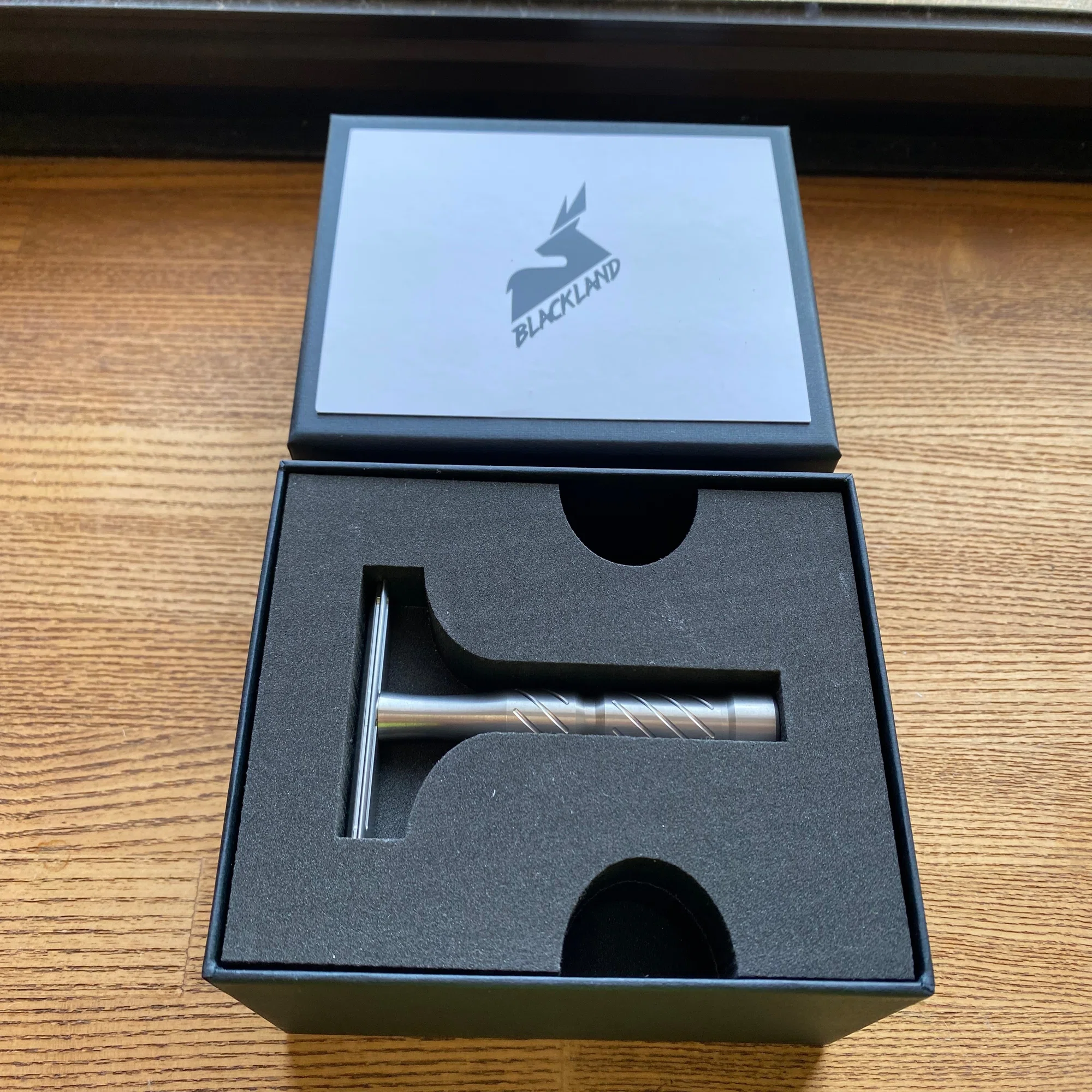 Blackland Vector Stainless Steel Single Edge Razor｜ezshaving