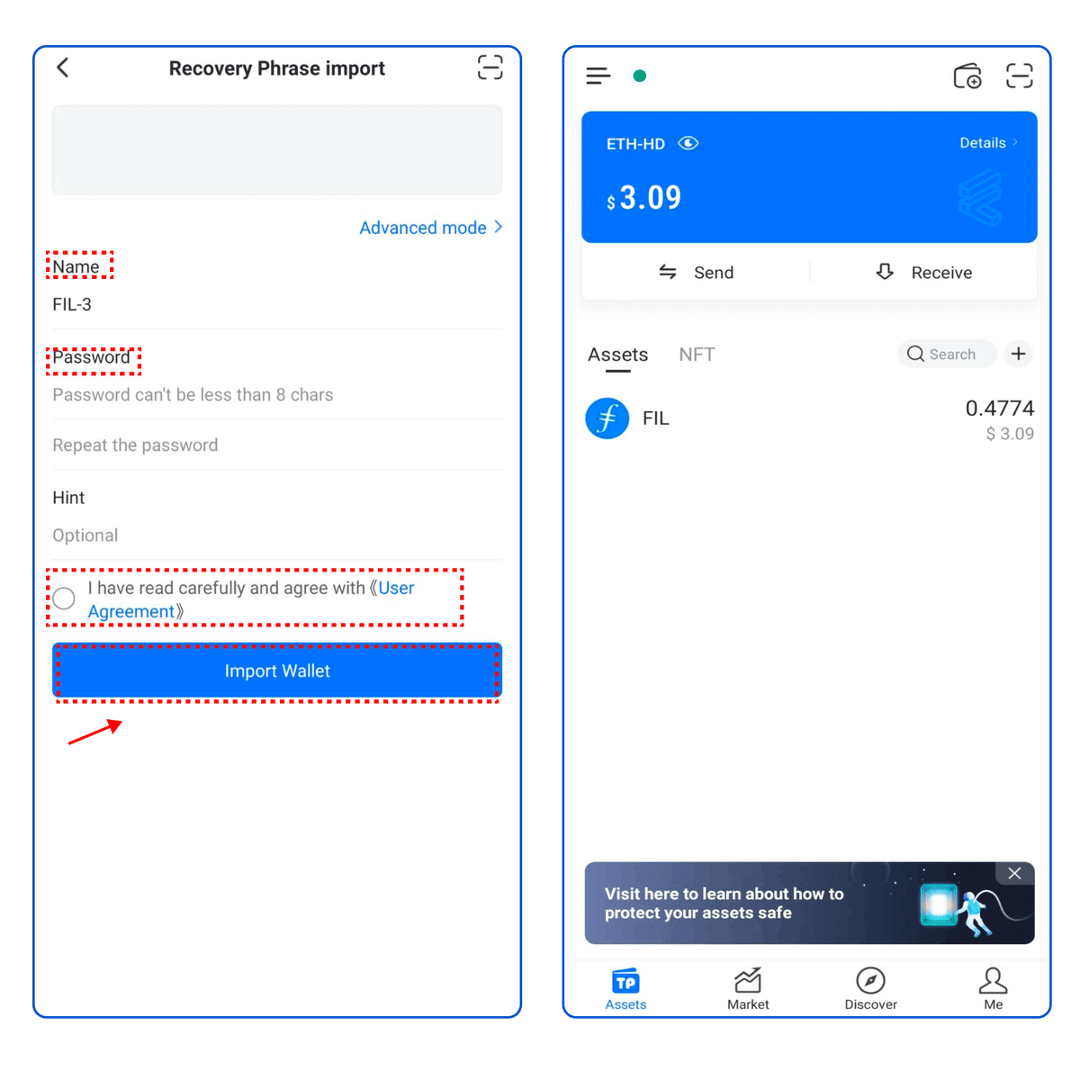 Filecoin (FVM) のウォレットを作成しよう！｜TokenPocket (トークンポケット) 公式