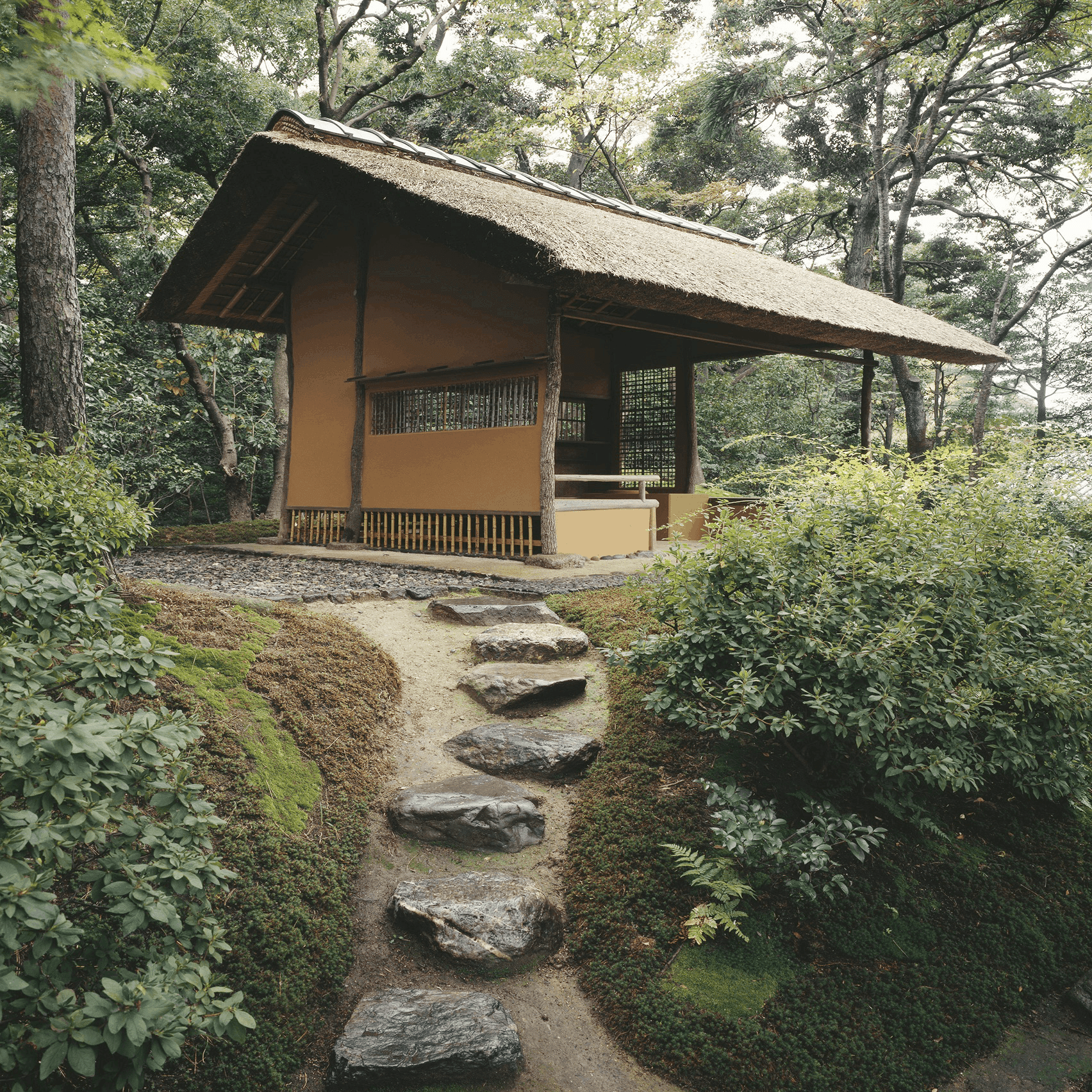 煤竹 すす竹 和風 日本家屋 古民家 日本庭園