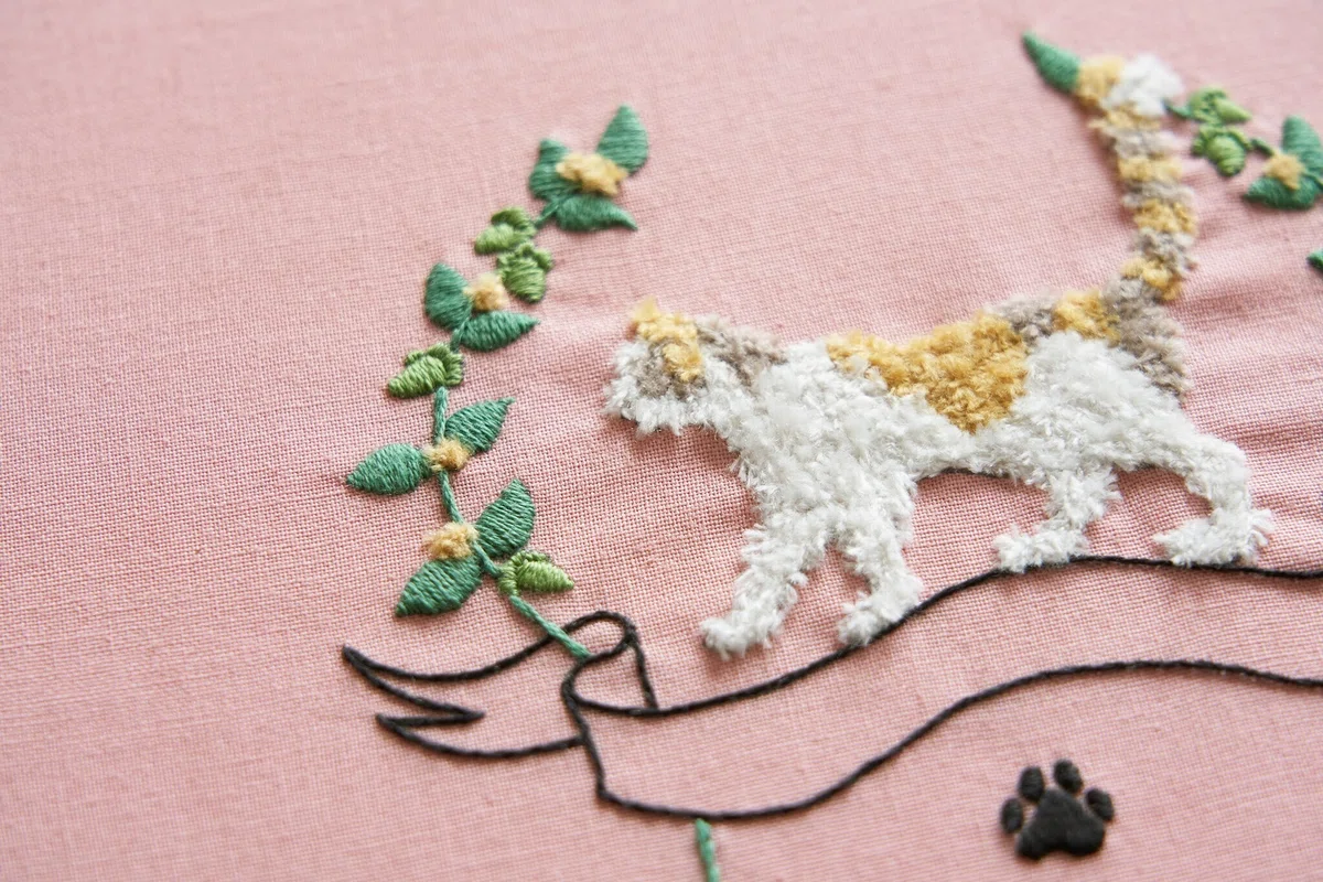 Embroidery Thread to Play with Texture | ototoito Embroidery Kits|装いの庭