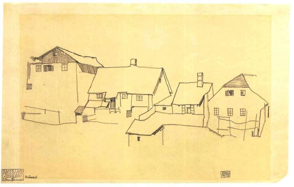 エゴン・シーレ、【腰に青い布をまとった黒髪の女】、希少な画集画 エゴン・シーレ、【腰に青い布をまとった黒髪の女】、希少な画集