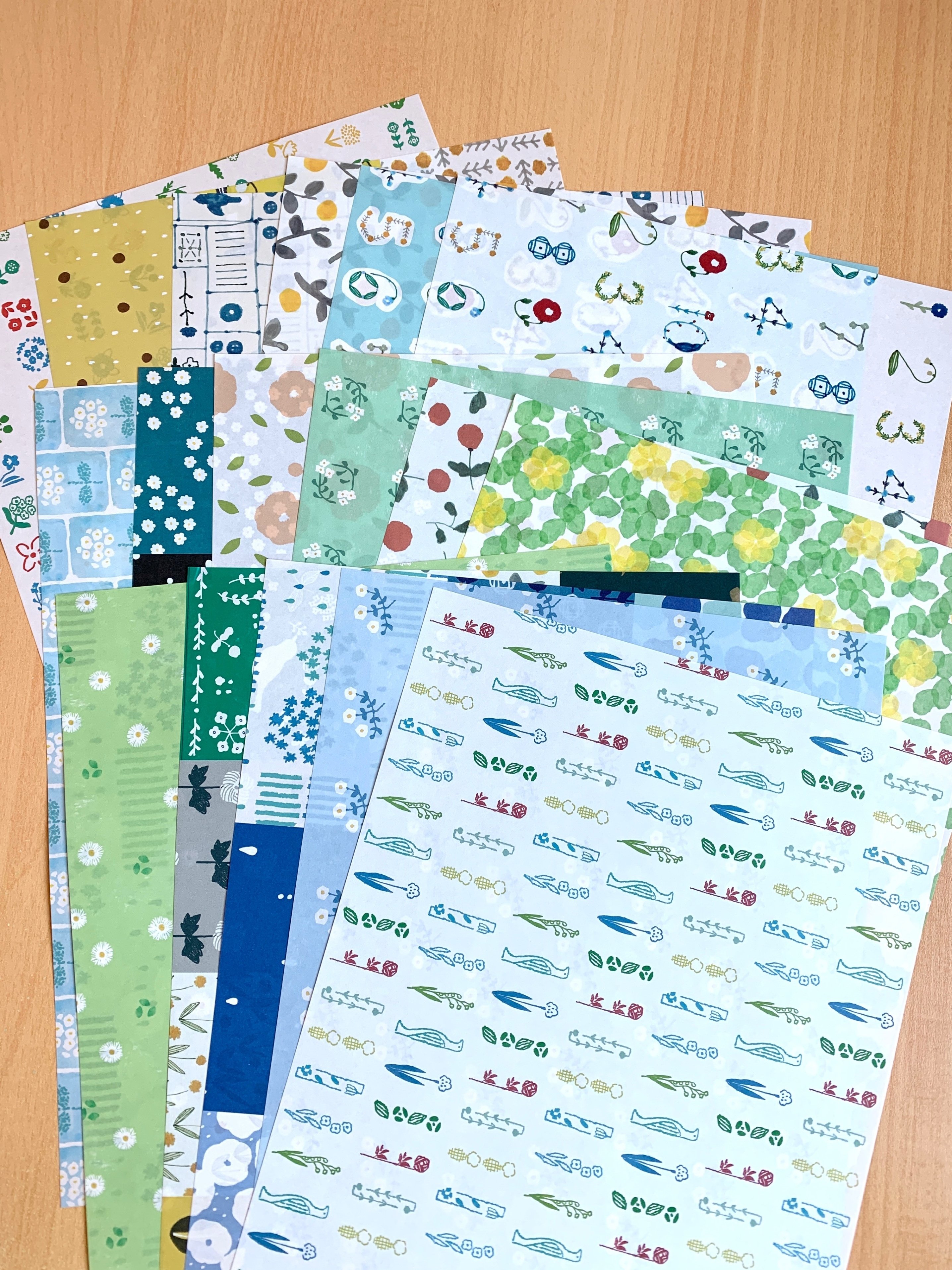 デザインペーパー おまとめ デザインペーパーセット】ランダム柄セレクション – amifa ONLINE