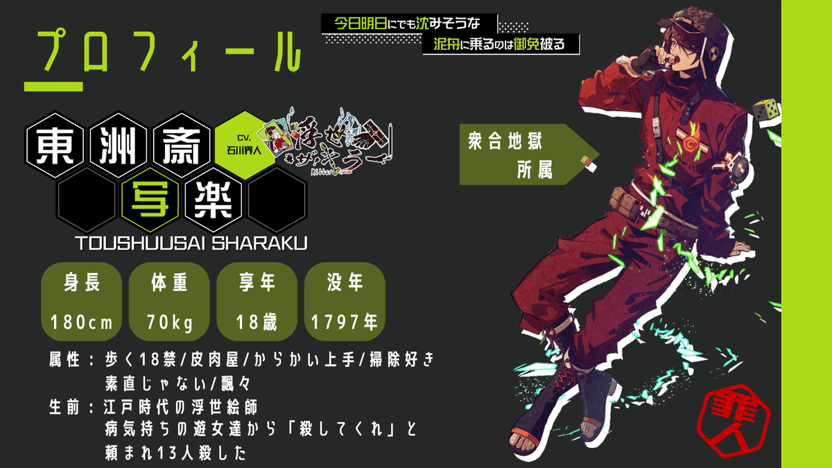 天獄ストラグル strayside_東洲斎写楽 感想｜ソル