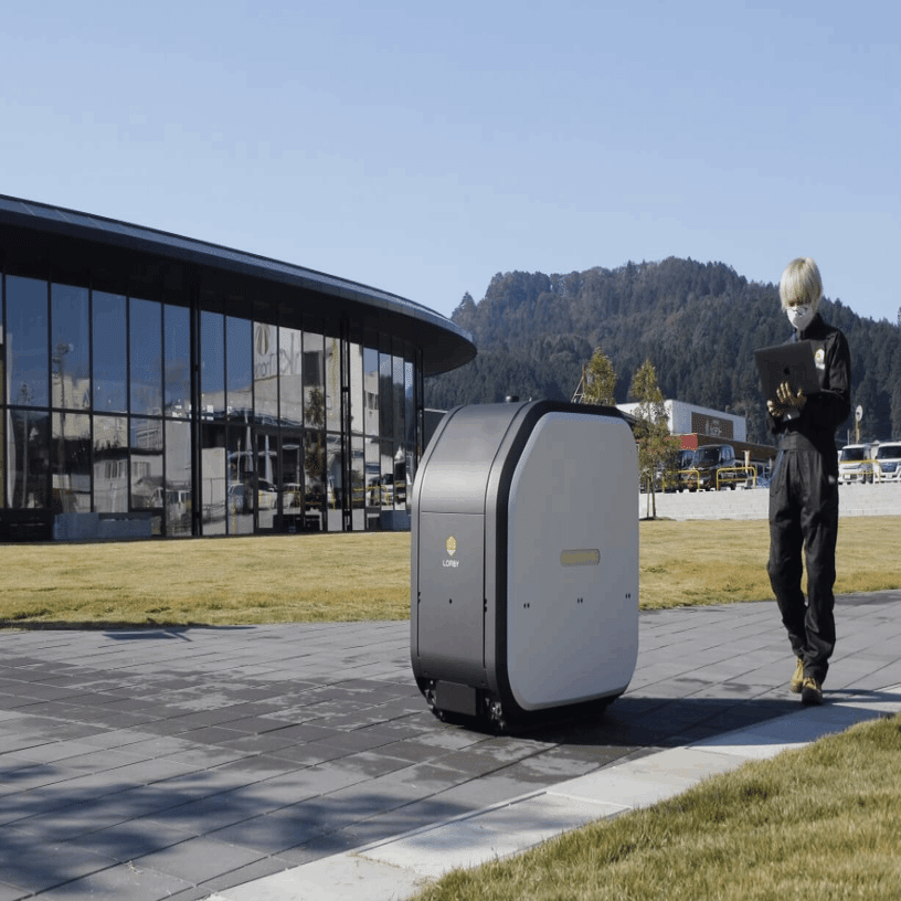 自動配送ロボット、いよいよ街へ！～LOMBY【サキガケ】｜ひろしま