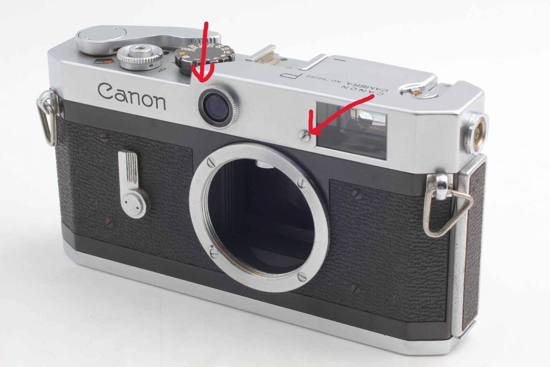 カメラ フィルムカメラ Canon Pの分解｜フィルムカメラ修理のアクアカメラ