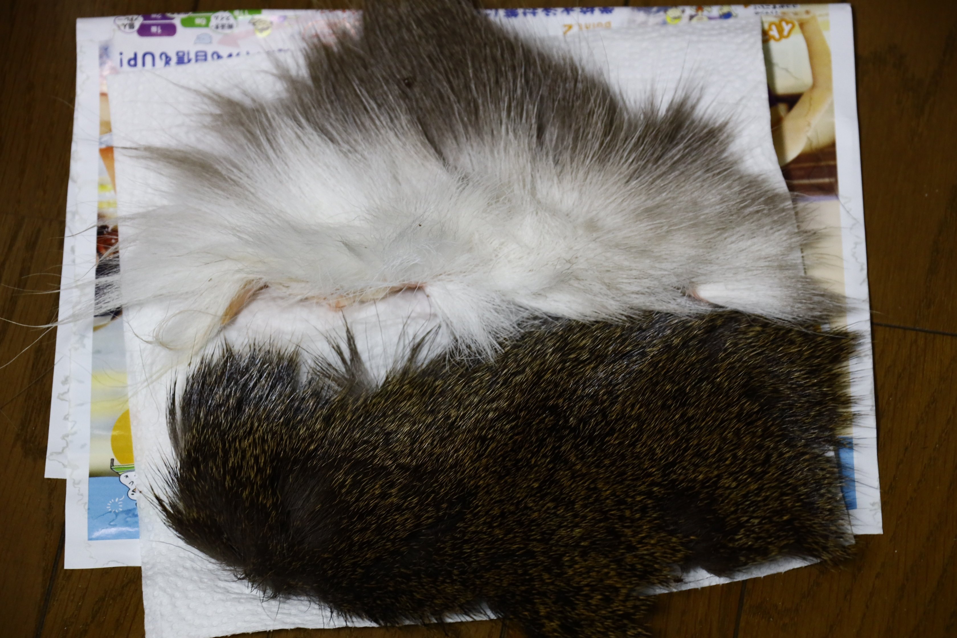 狩猟鳥獣の毛や羽根で毛バリを巻いてみよう！ その④ディアヘア