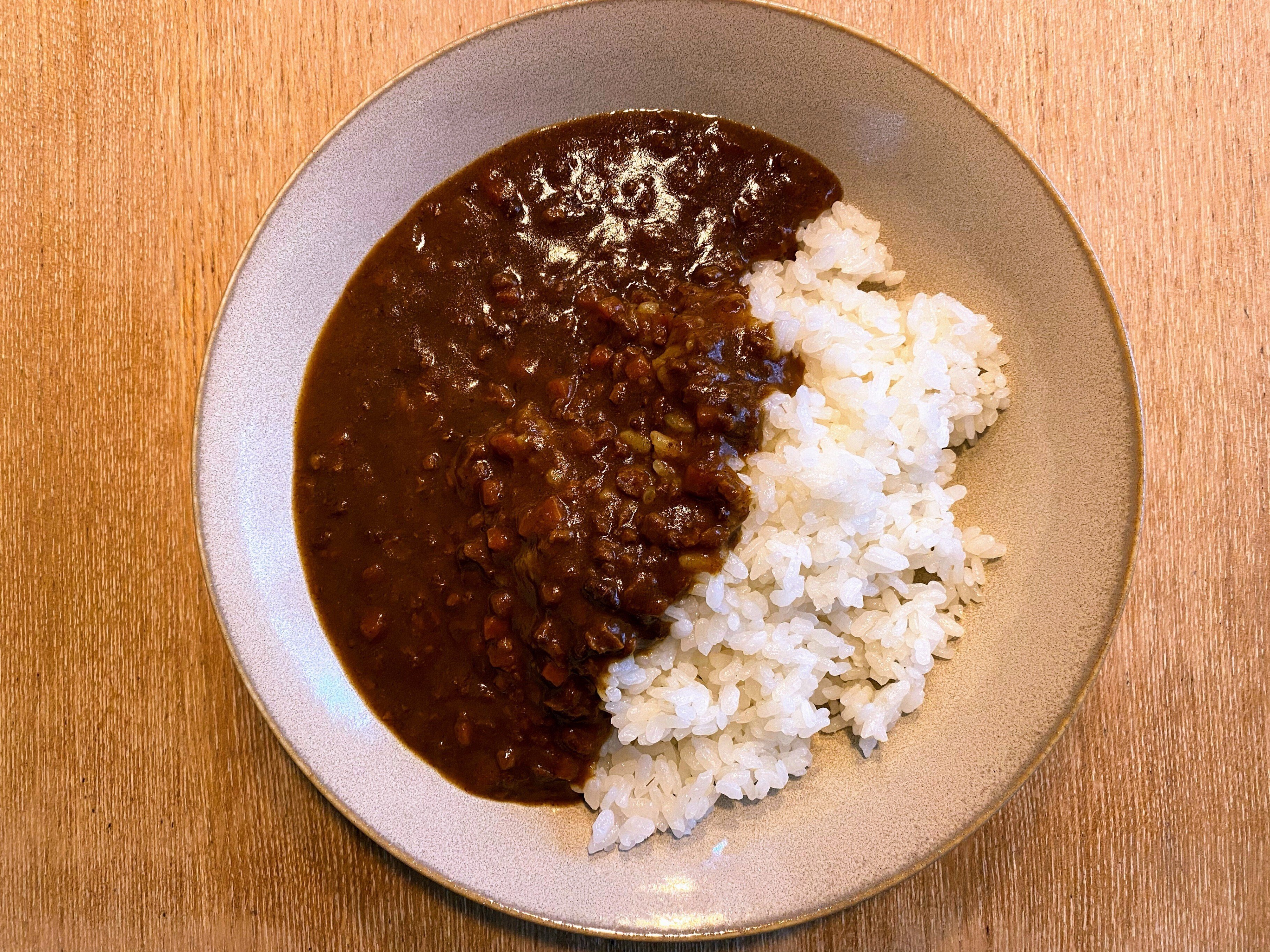 惣菜de減塩#158】江崎グリコ LEE 辛さ12倍 ガーリックキーマ