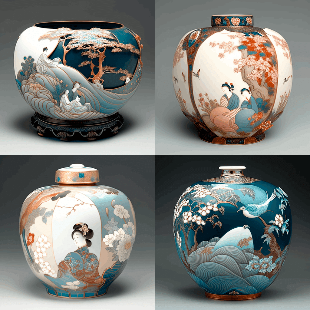 日本の伝統工芸品をMidjourneyで生成する(前編)|くるみゆべし 日本の伝統工芸品をMidjourneyで生成する(前編)|くるみゆべし