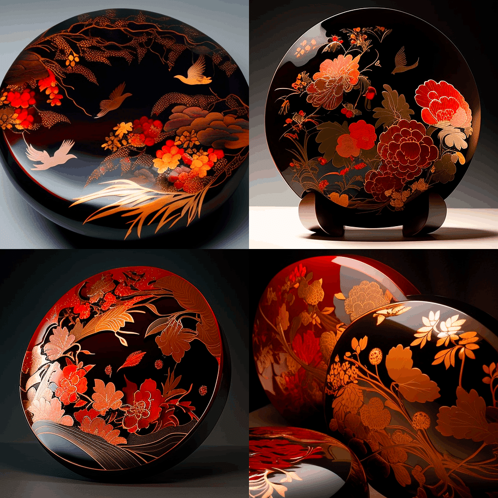 日本の伝統工芸品をMidjourneyで生成する(前編)|くるみゆべし 日本の伝統工芸品をMidjourneyで生成する(前編)|くるみゆべし