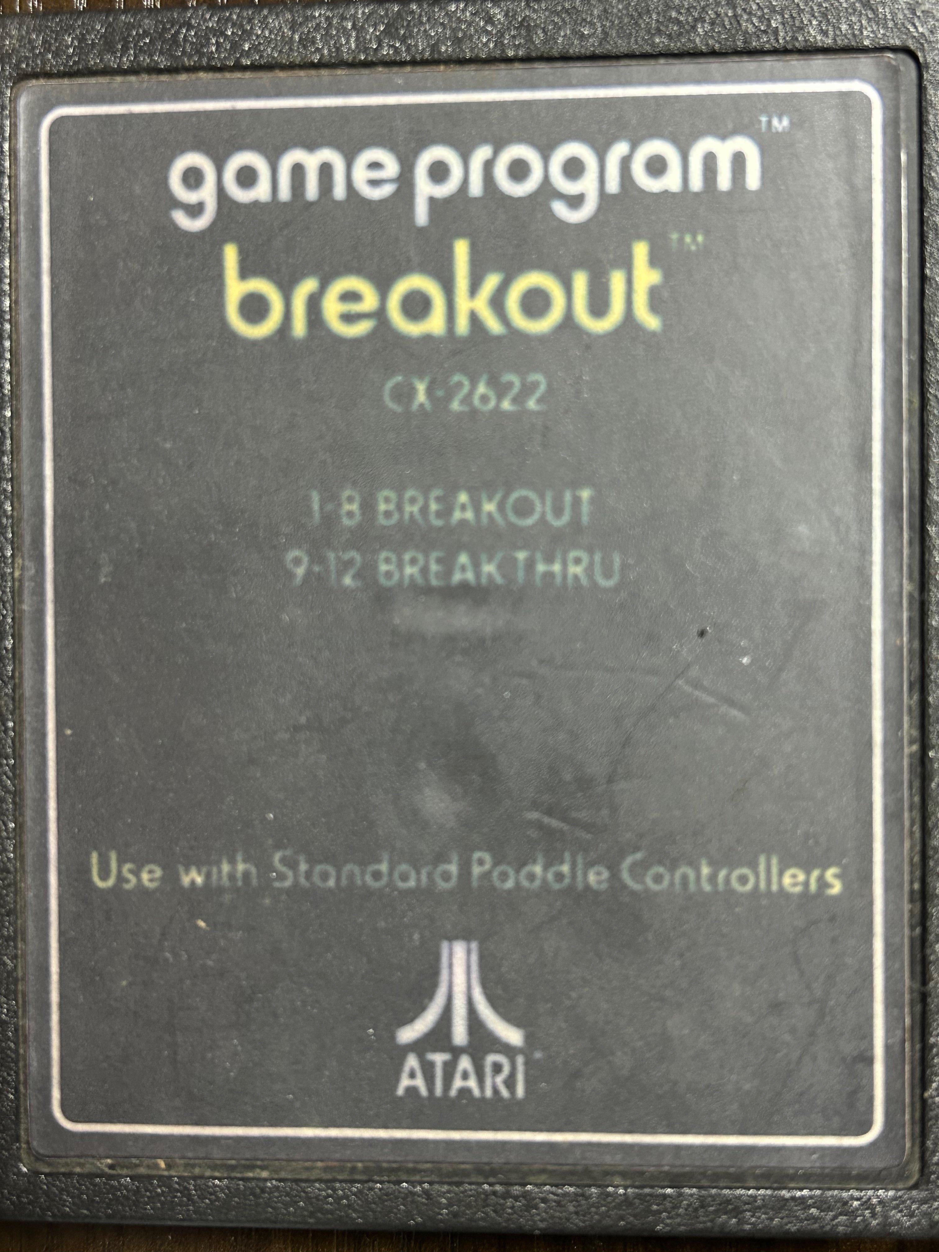 Atari2600:Breakout｜GSH