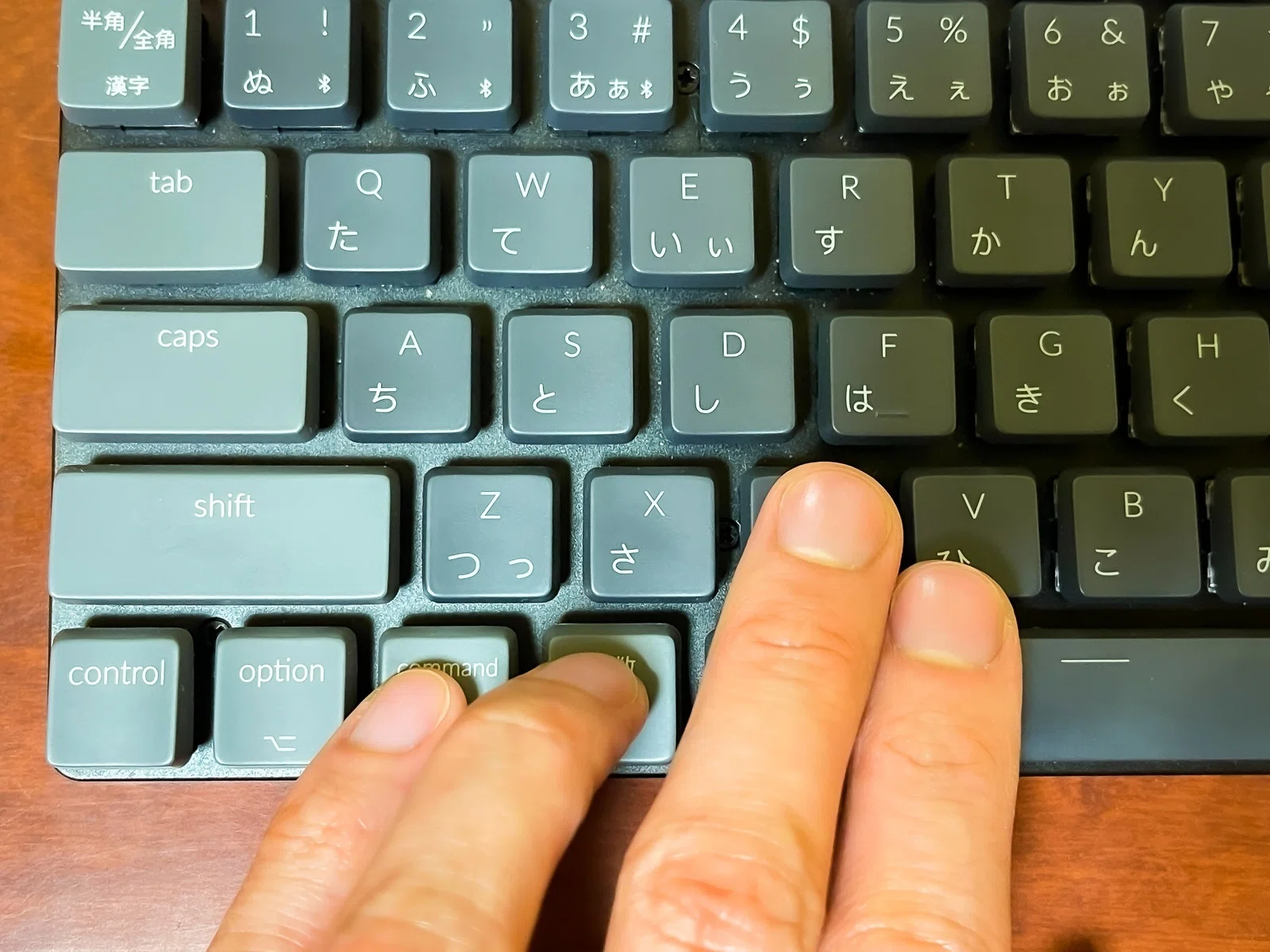 【⌘オーダーコメント用⌘】 左のCommandキーは親指で押すのが良いみたい｜Web屋のばんか