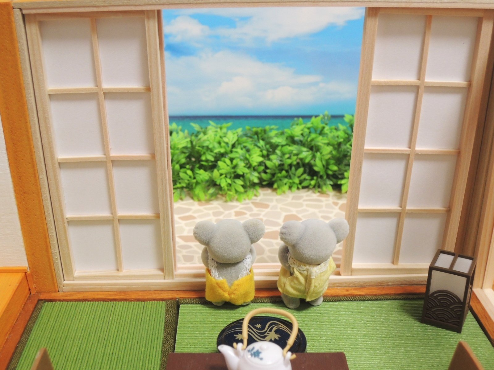 海辺の温泉宿 夕波 を作る｜御猫様と座布団