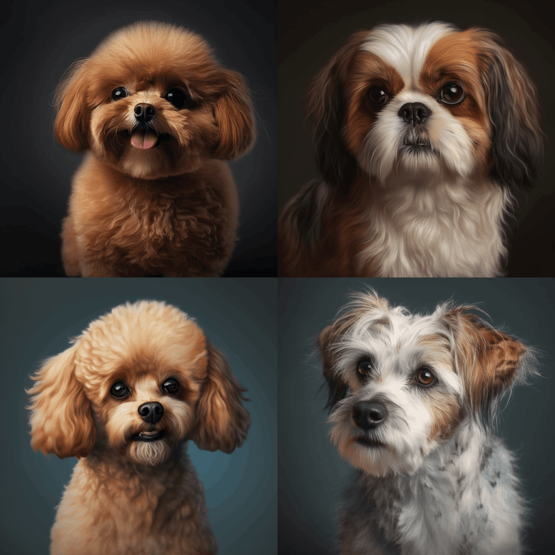 a cute furry dog, studio photoshoot, photorealistic, cute --v 5