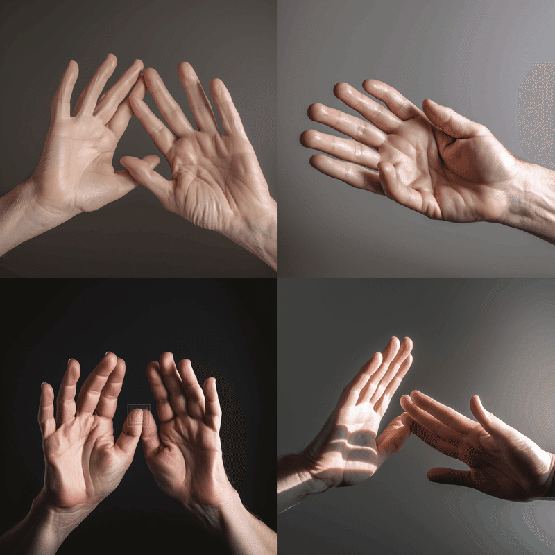 human hands, realistic, daylight studio photograph --v 5