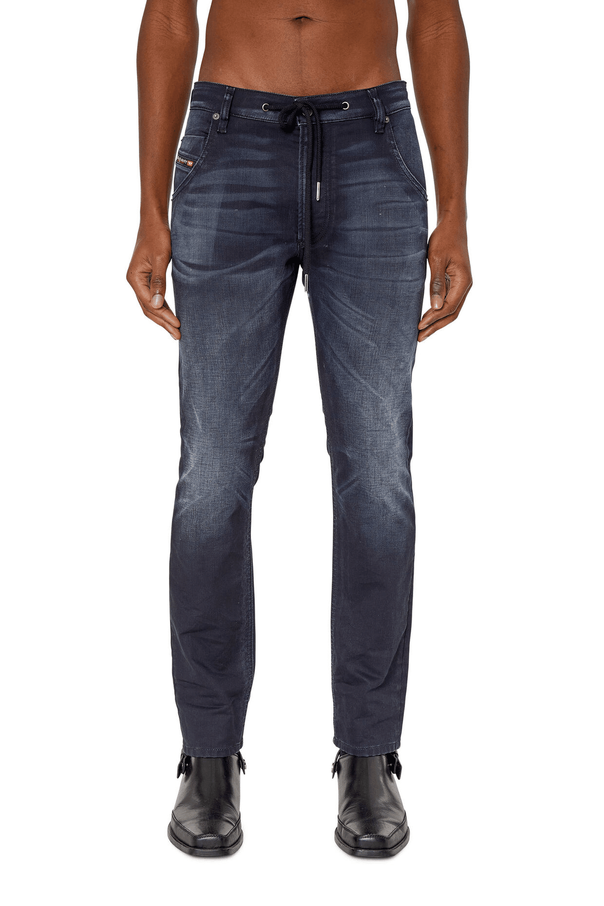 DIESEL 24-25年モデル ブラックジョグジーンズ グレン期Krooley DIESEL ディーゼル ジョグジーンズ JOGG JEANS KROOLEY-NE 0849R