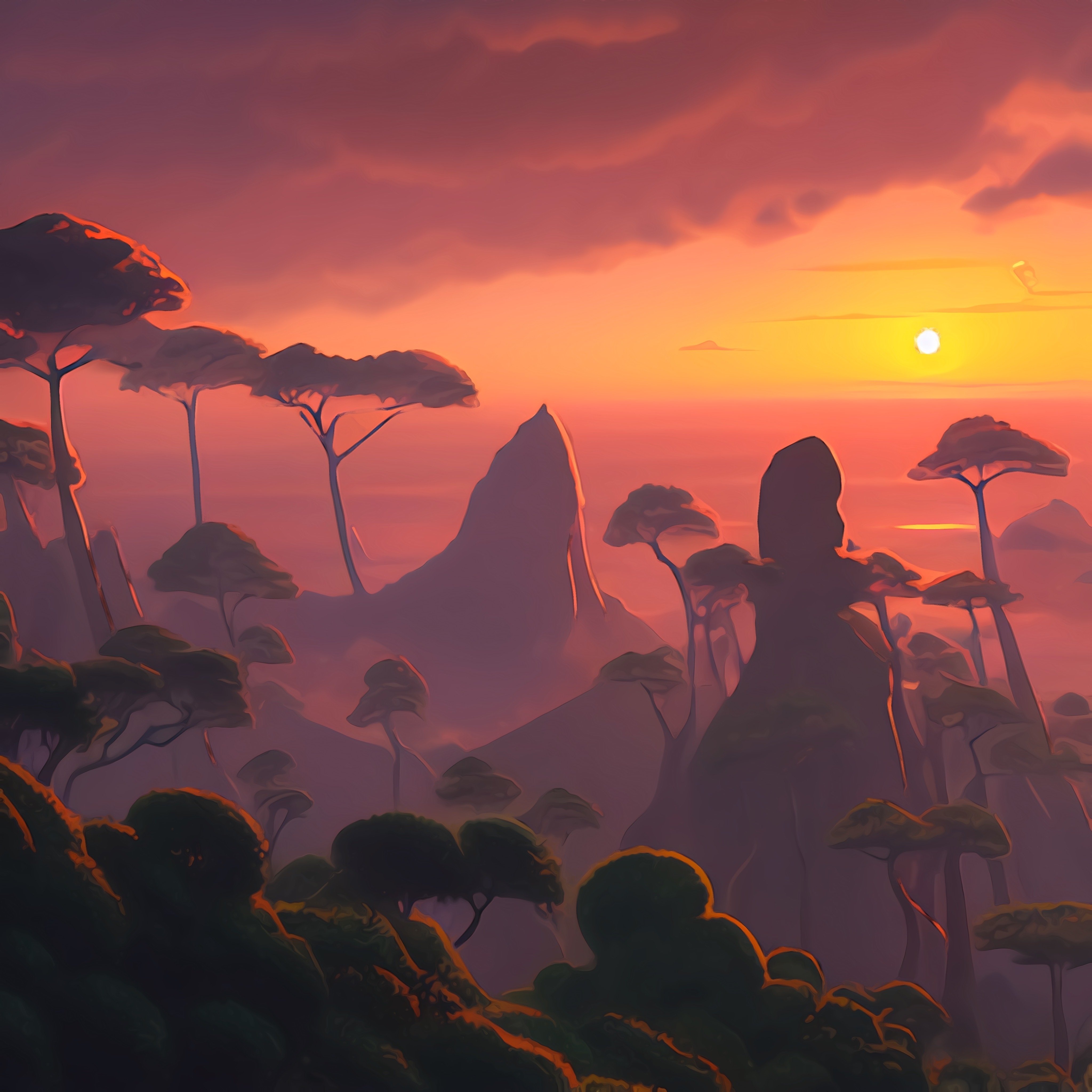 Jungle Island Sunset｜Genx｜note