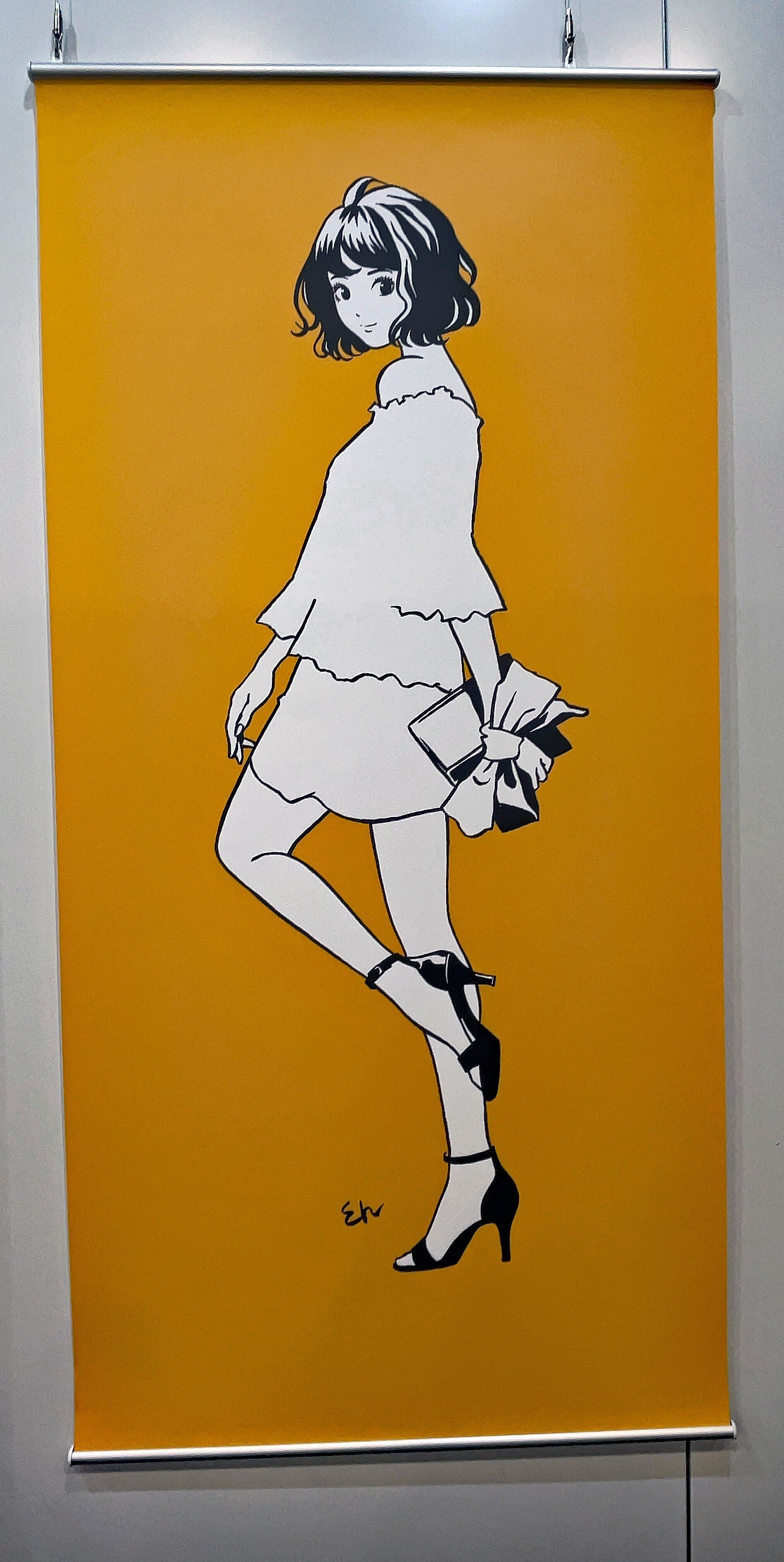 江口寿史 展 東京彼女 2023 日比谷 B2(約73×51㎝) ポスター