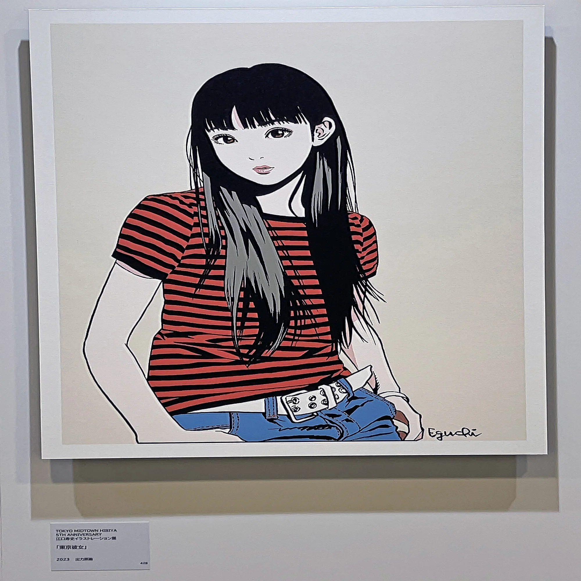 江口寿史イラストレーション展『東京彼女』の感想｜りいちろ
