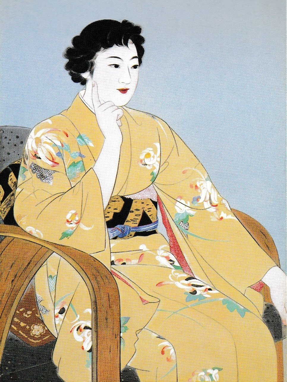 美人画家による足利銘仙「美人図」｜Meisen NFT