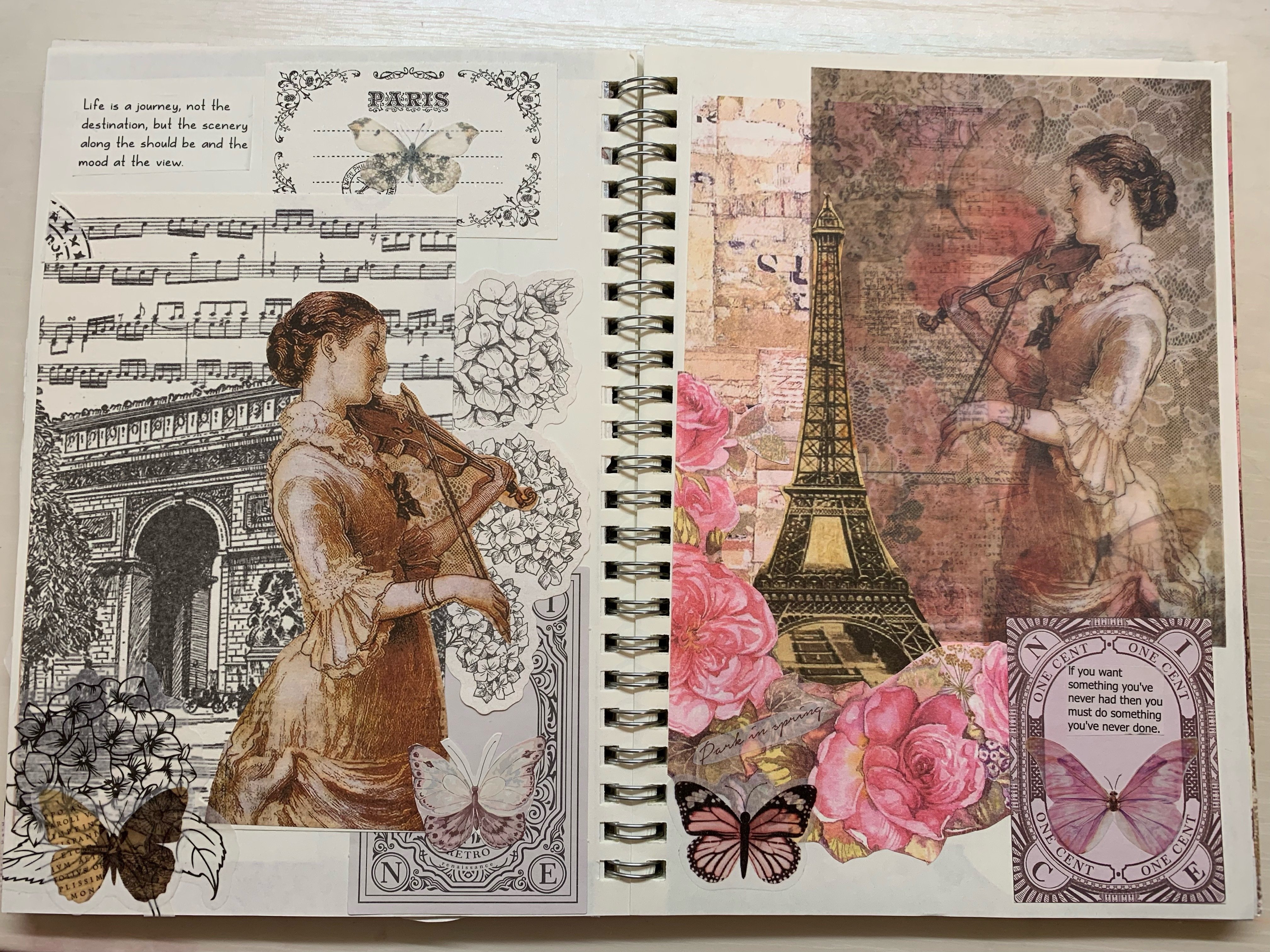 作品名「wish」 コラージュ作品の原画 中原昌也コラージュ原画（直筆