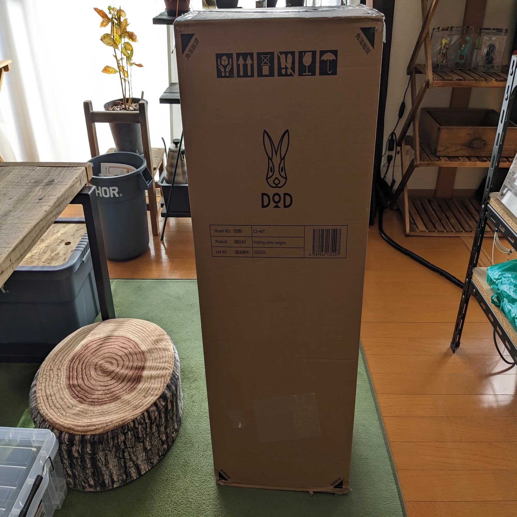 キャンプギア】「DOD(ディーオーディー)」さんの「キャリーワゴン 