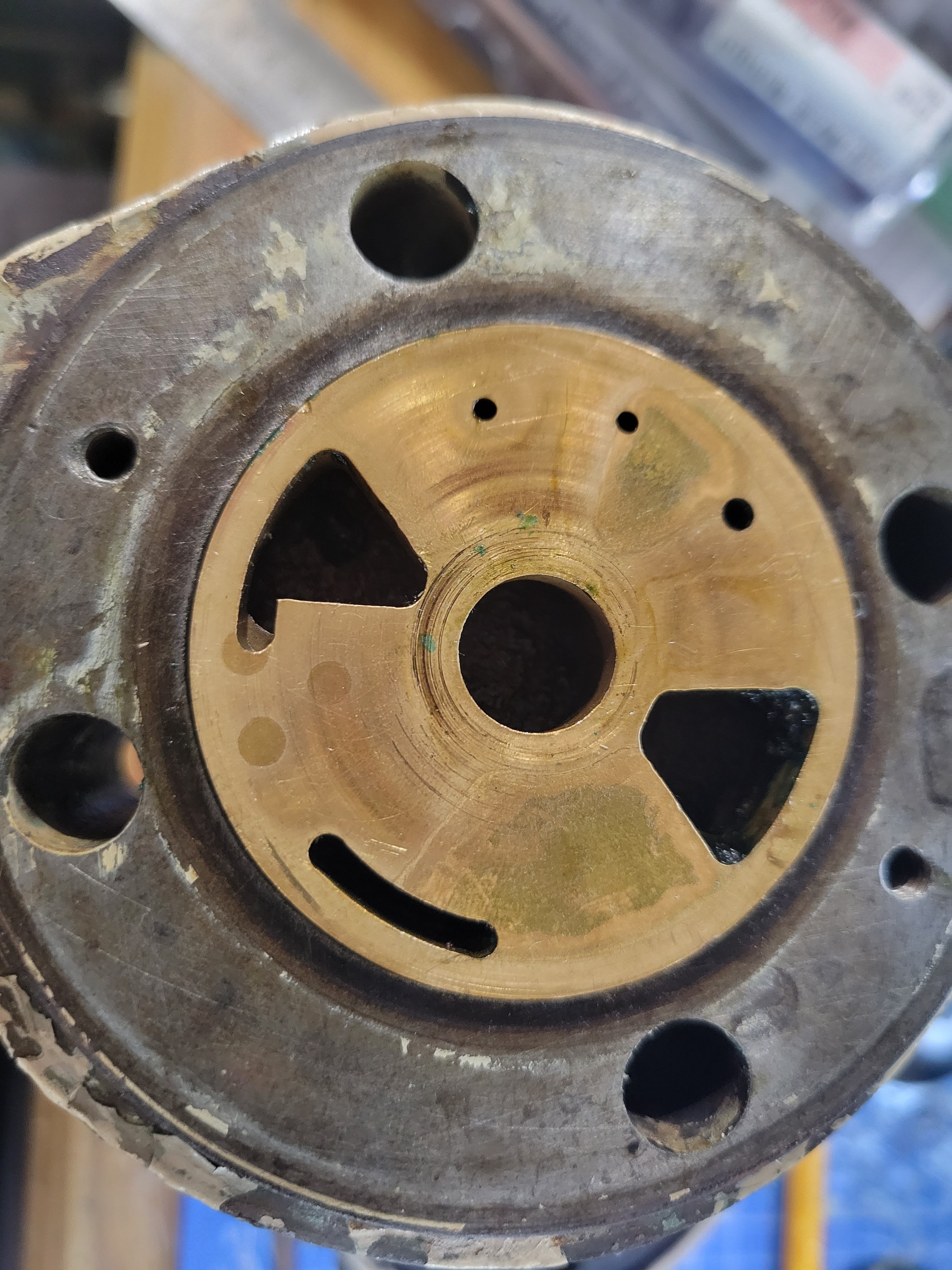 ➀ ブレーキ弁ハンドル ブレーキ ハンドル 鉄道部品 でんちょく電機