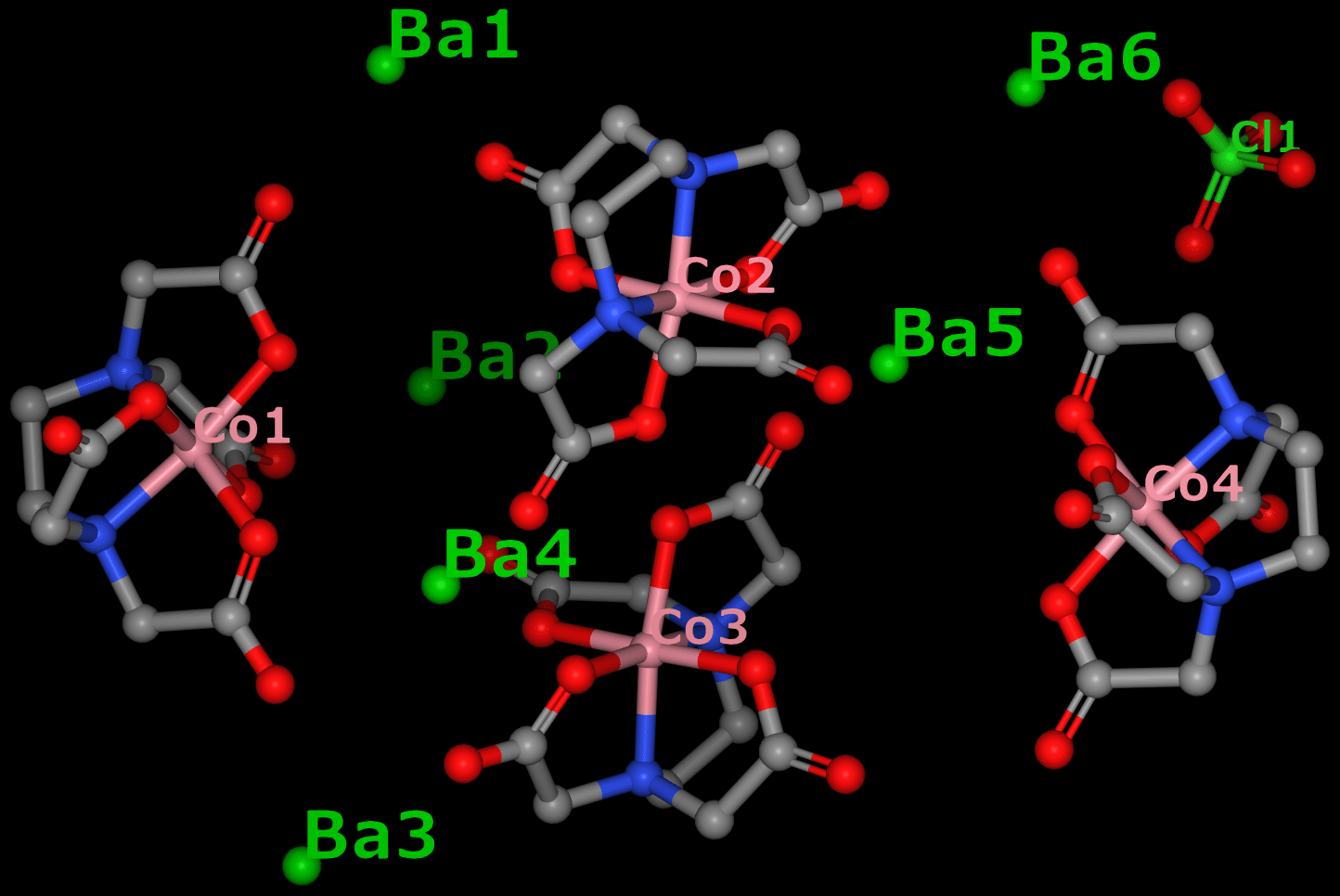 テトラキス（エチレンジアミン四酢酸コバルト(III)）ペンタコサアクア六バリウムナトリウム九過塩素酸塩五水和物｜野口 大介（のぐち だいすけ）
