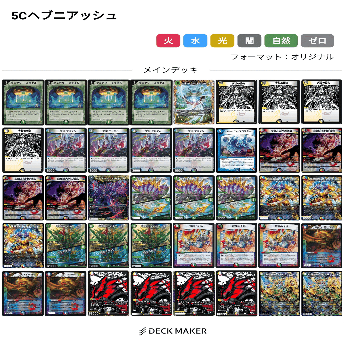 偽カードDeデッキ考察《天獄のヘブニアッシュカイザー/天獄の誓約