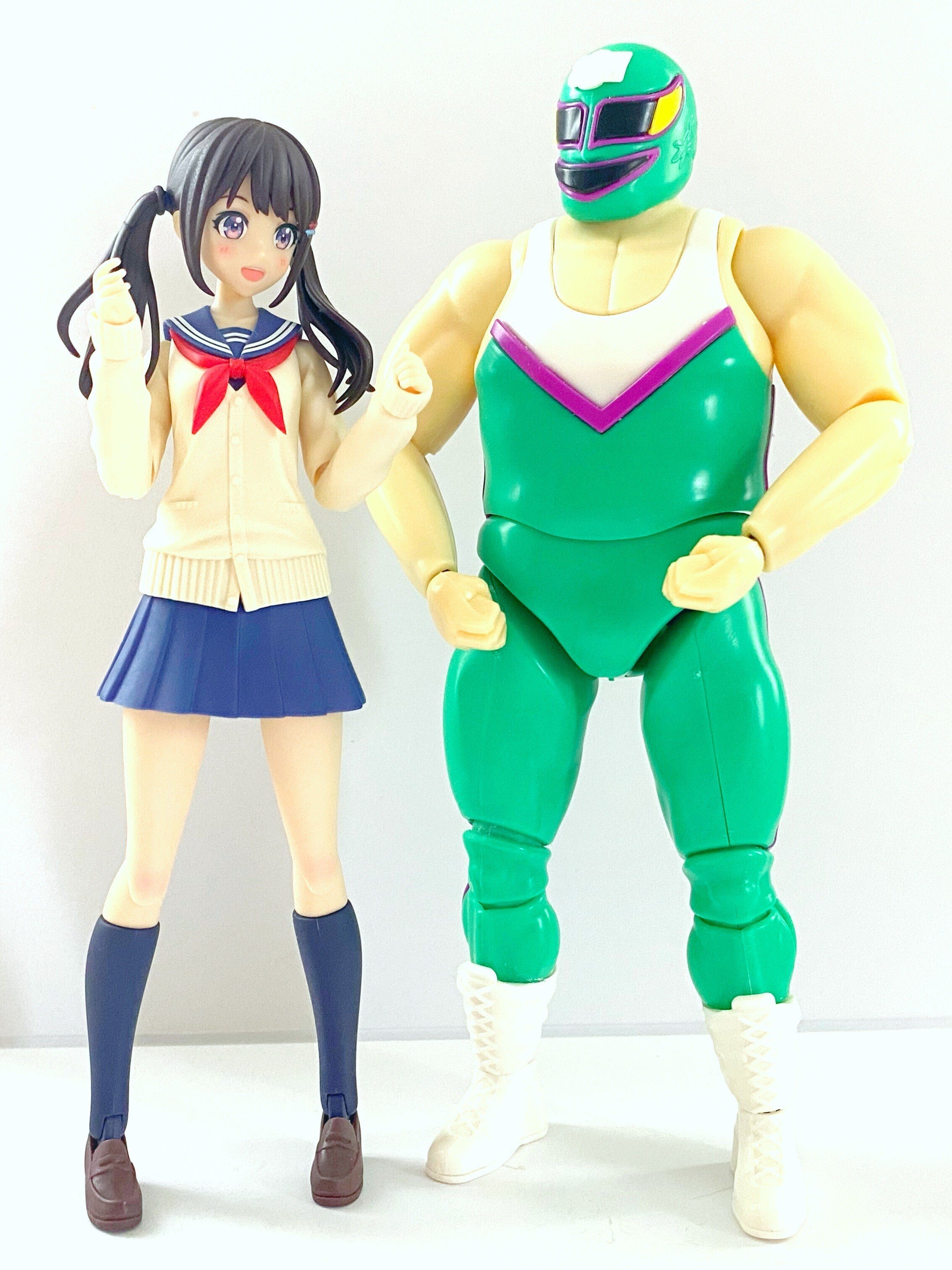 プロレスラー本人が作ったプロレスラー本人のプラモデルを組んだ｜nyapoona