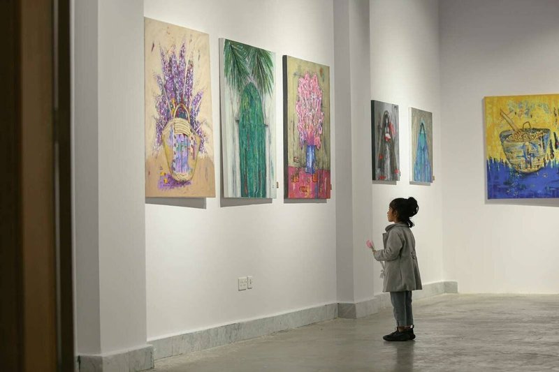 Installation View of solo art Exhibition in Medina