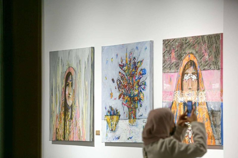 Installation View of solo art Exhibition in Medina