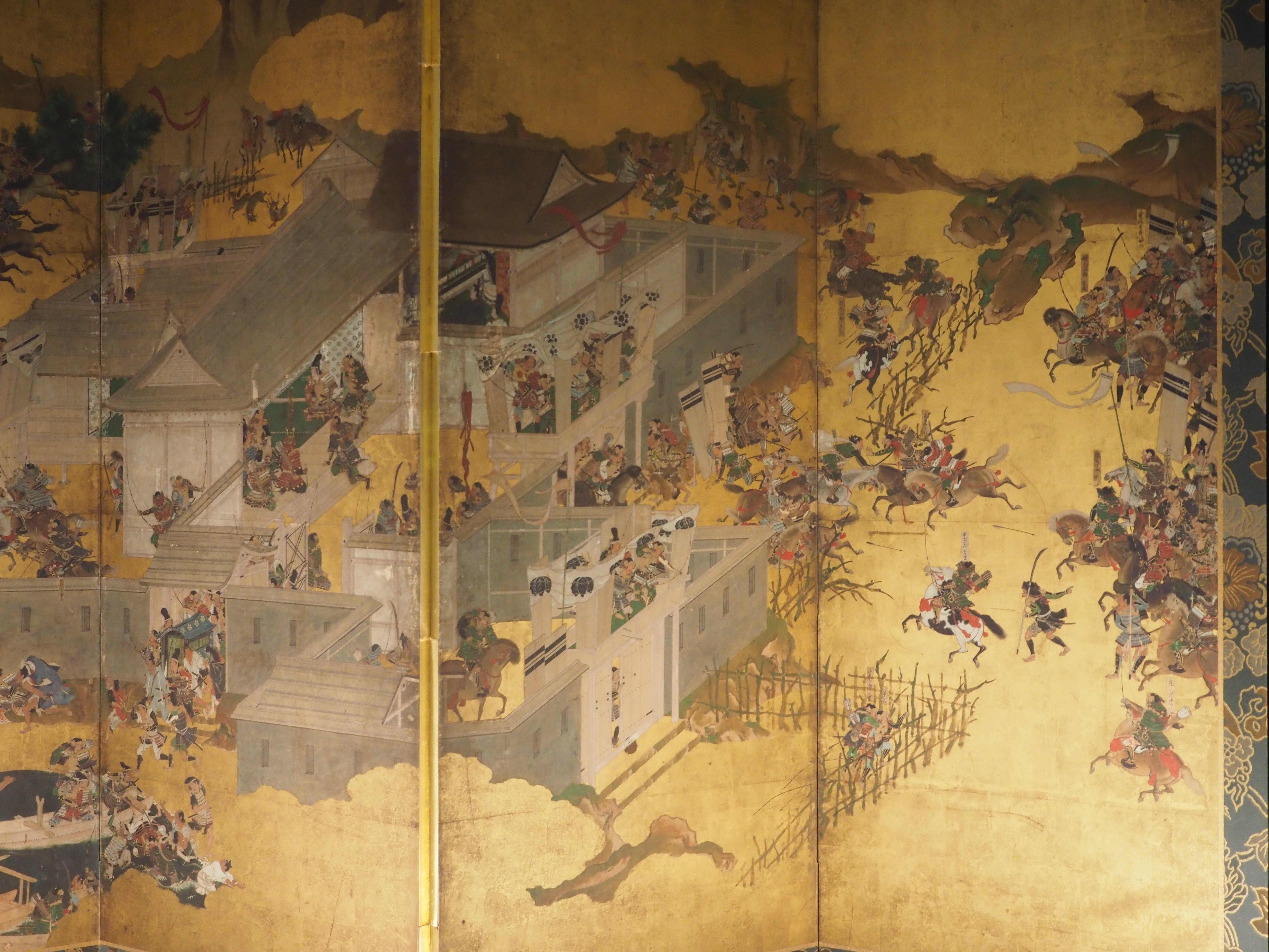 【模写】【一灯】c1672 平家物語合戦図 源平合戦図屏風 文化遺産オンライン