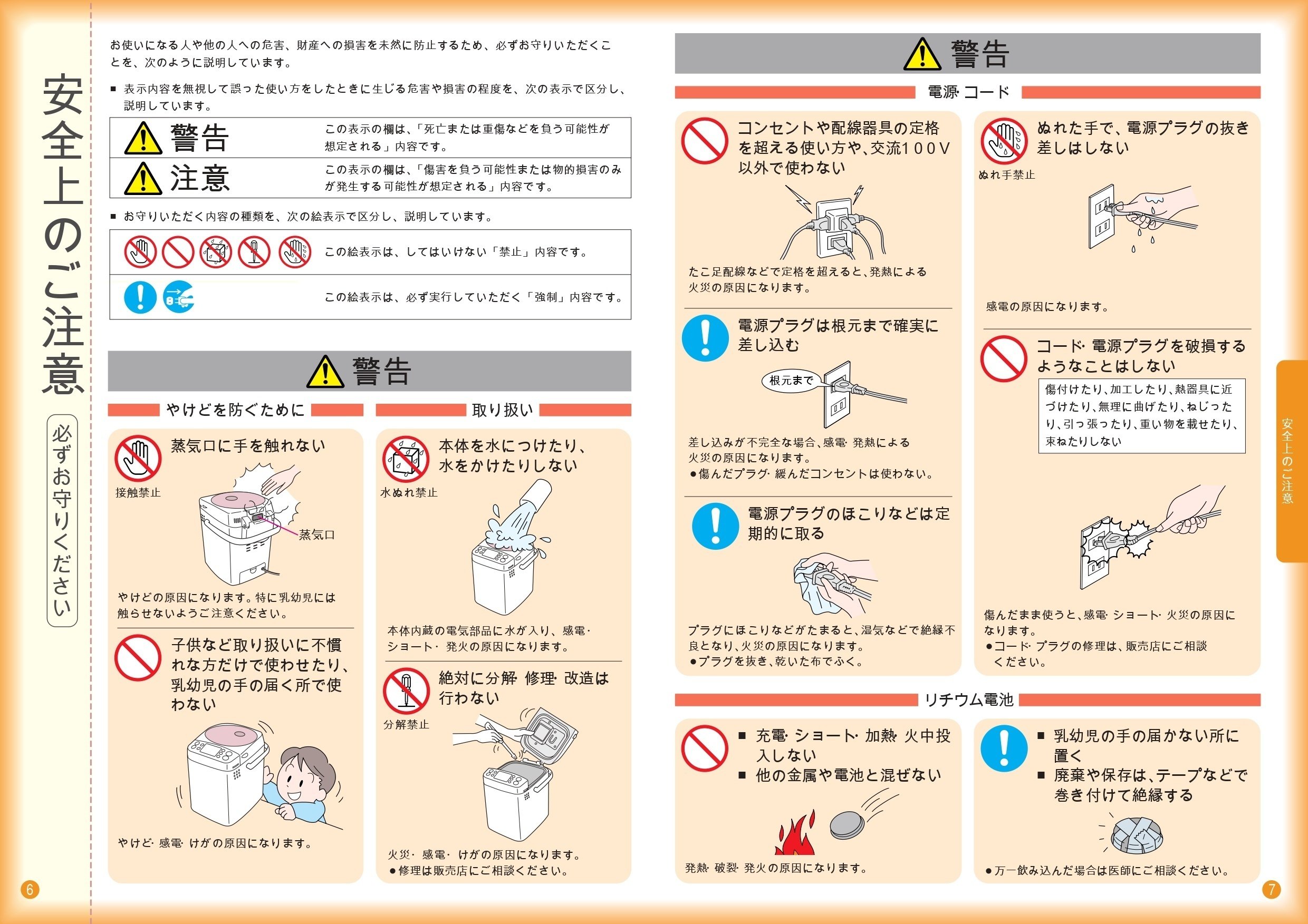 ホームベーカリー SD-BT103 説明書｜Mr.X