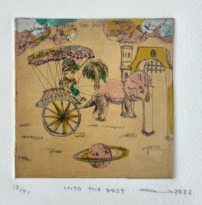 版画旅行18 イシイアツコさんの銅版画作品｜morning