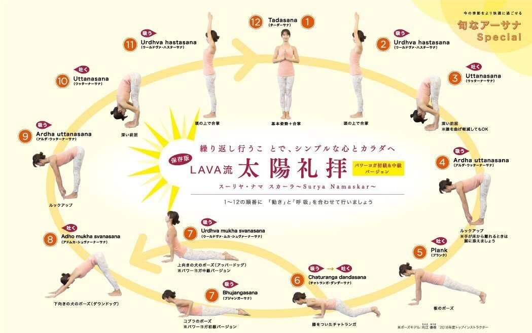 LAVA受講記録】太陽礼拝完全永久保存版で教えてもらったポイントの記録