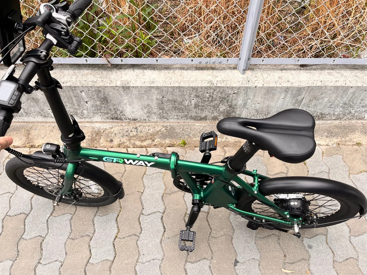 電動アシスト付き折りたたみ自転車「ERWAY A01」で職場から自宅まで 