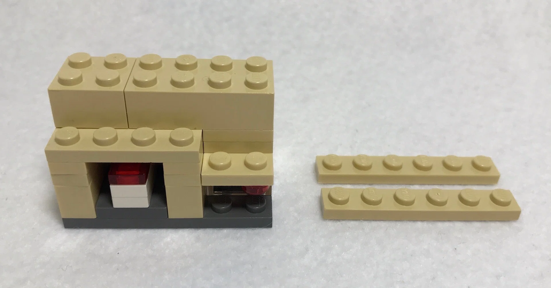 プレート Sサイズの建物○病院[◇作り方③]｜レゴばあちゃん