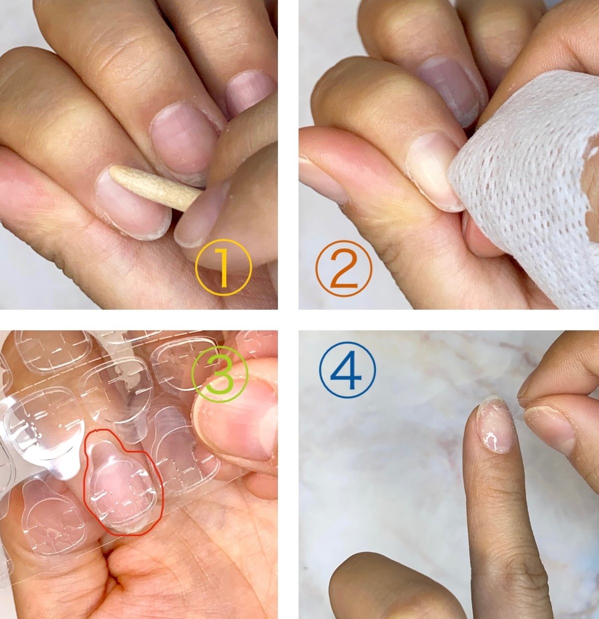 ネイルチップの付け方、外し方｜kenny 